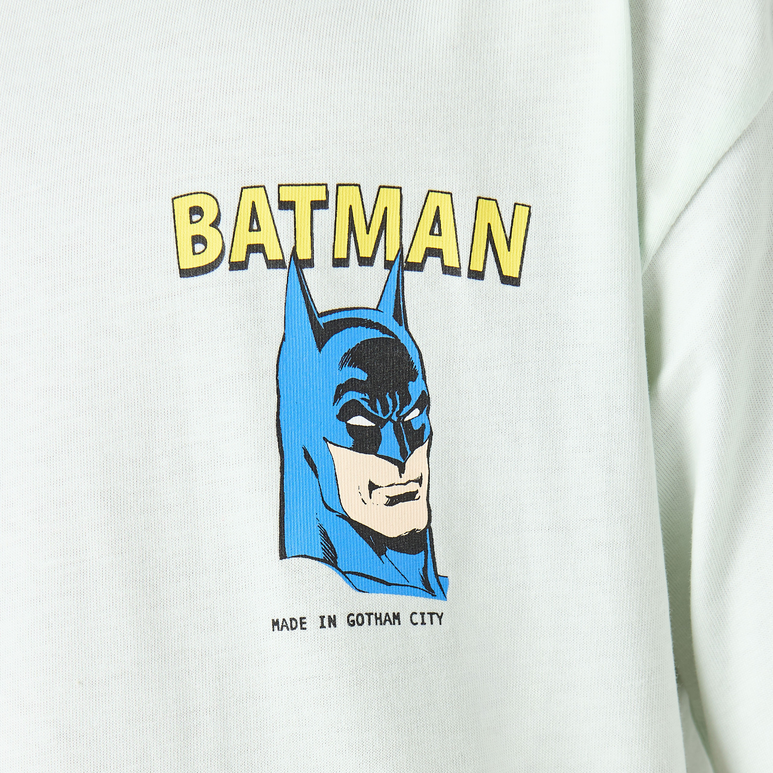 تيشيرت بياقة ضيقة وأكمام قصيرة وطبعات باتمان-boys-clothing-tshirtsandpolos-image-1