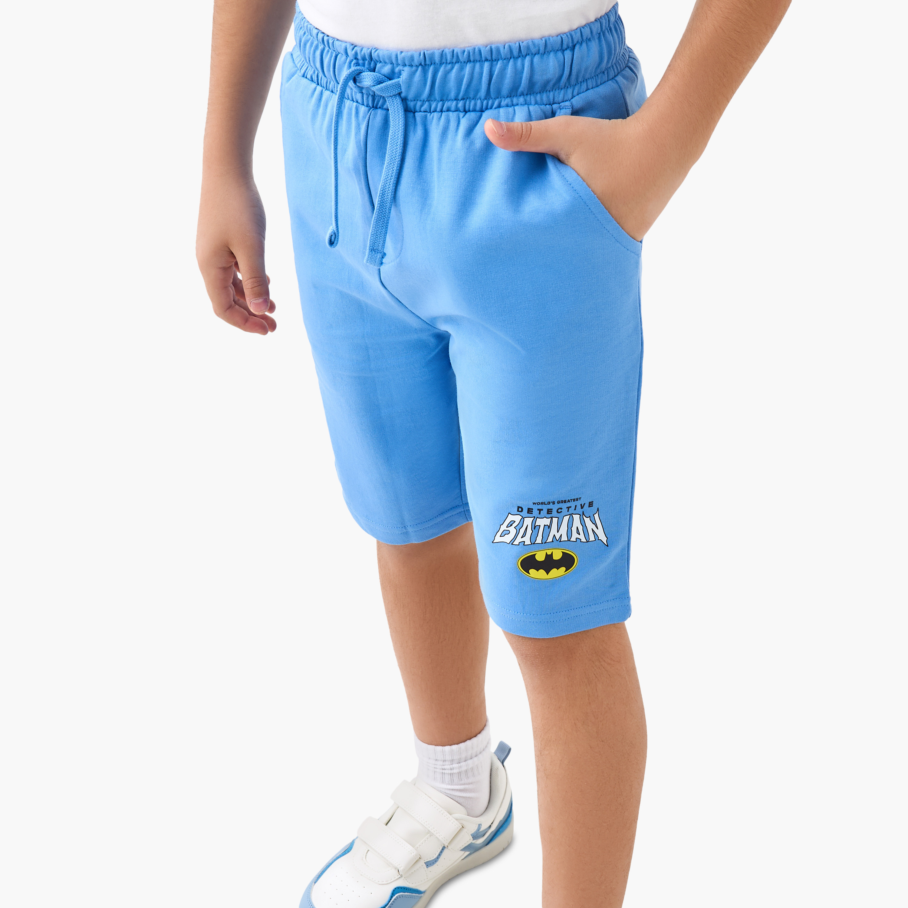 شورت برباط خصر وطبعات باتمان-boys-clothing-bottoms-shorts-image-2