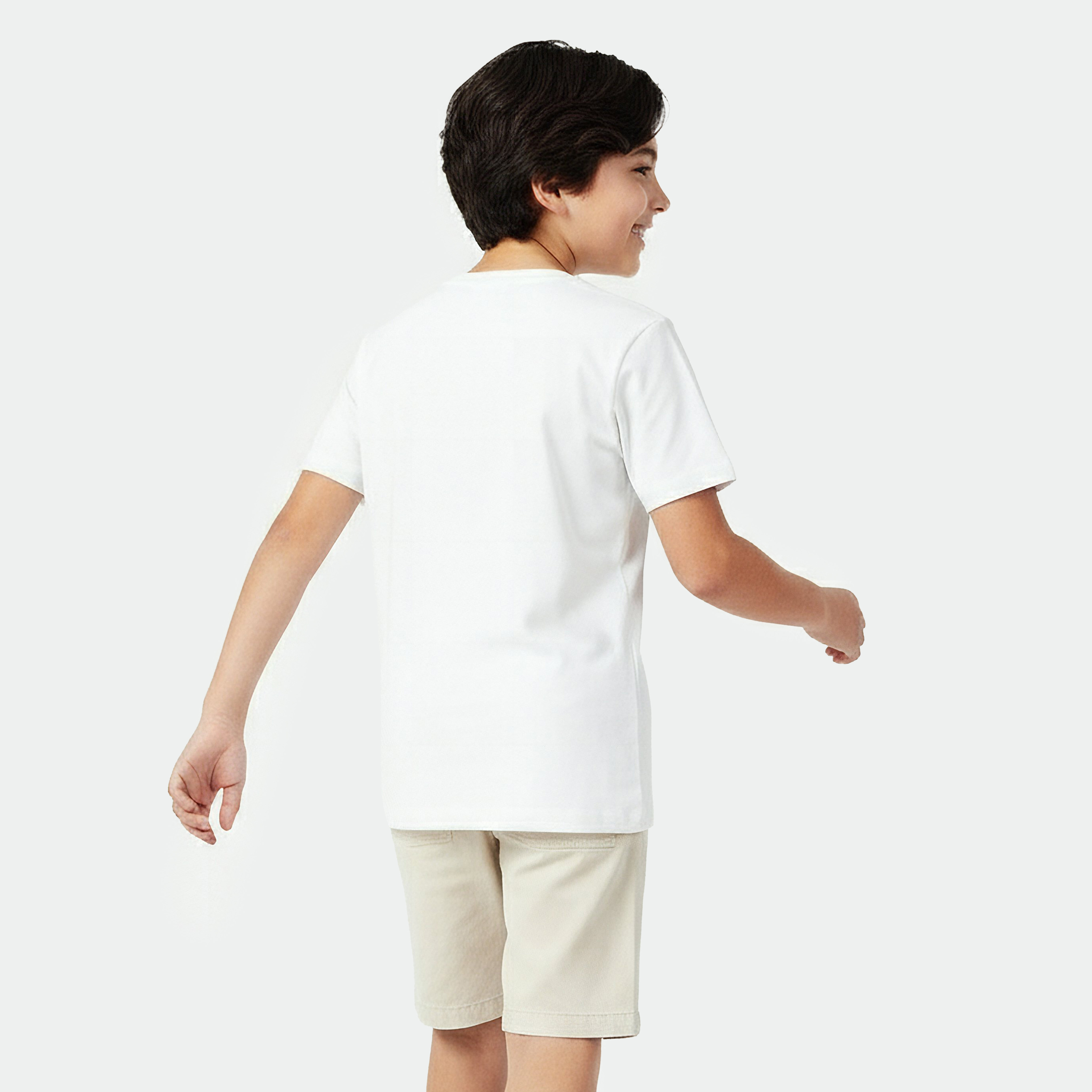 Crew Neck Short Sleeves T-shirt with Garfield Print-boys-clothing-tshirtsandpolos-image-3