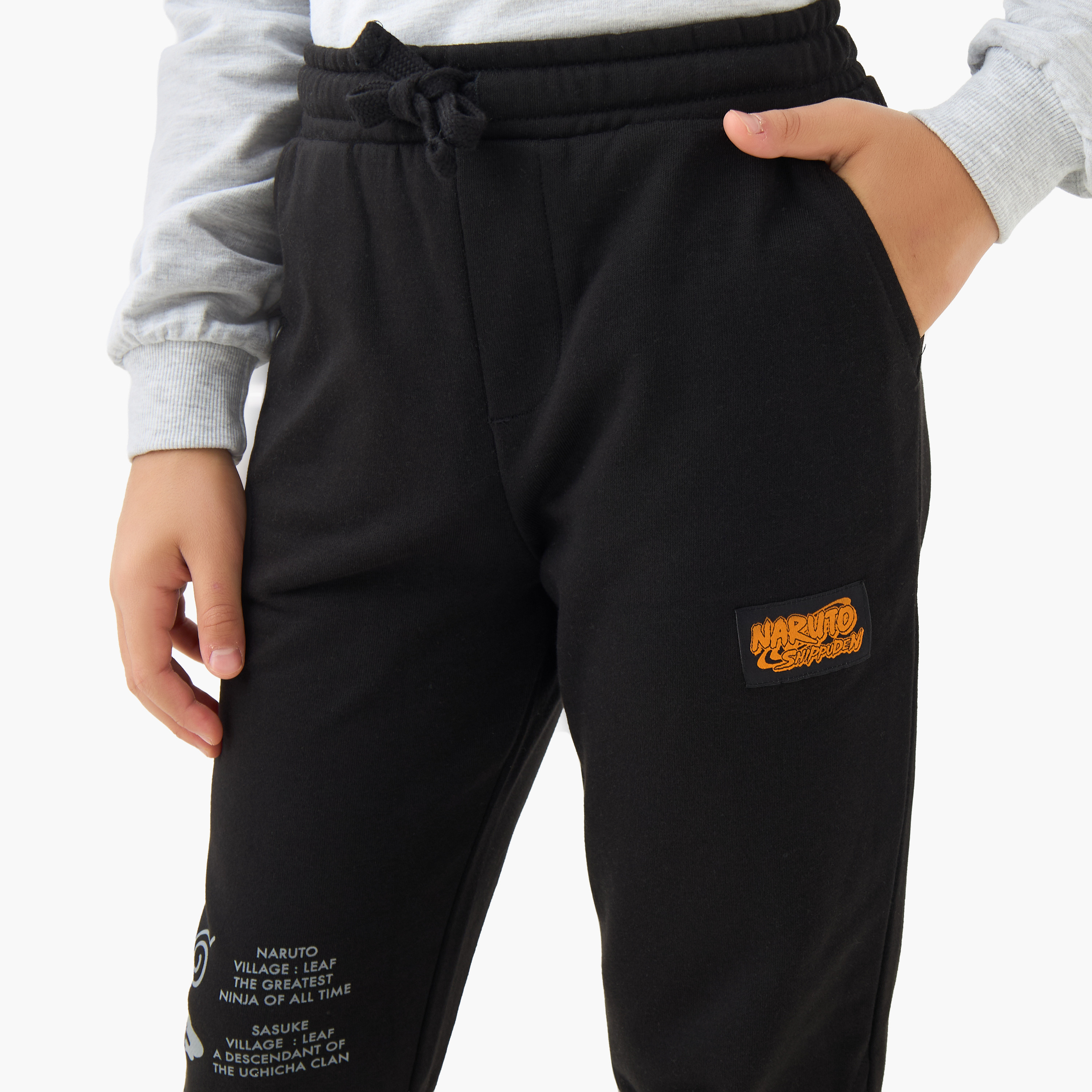 TV Tokyo Boys Joggers with Pockets - Cotton - Drawstring Waist-boys-clothing-bottoms-joggersandtrackpants-image-4