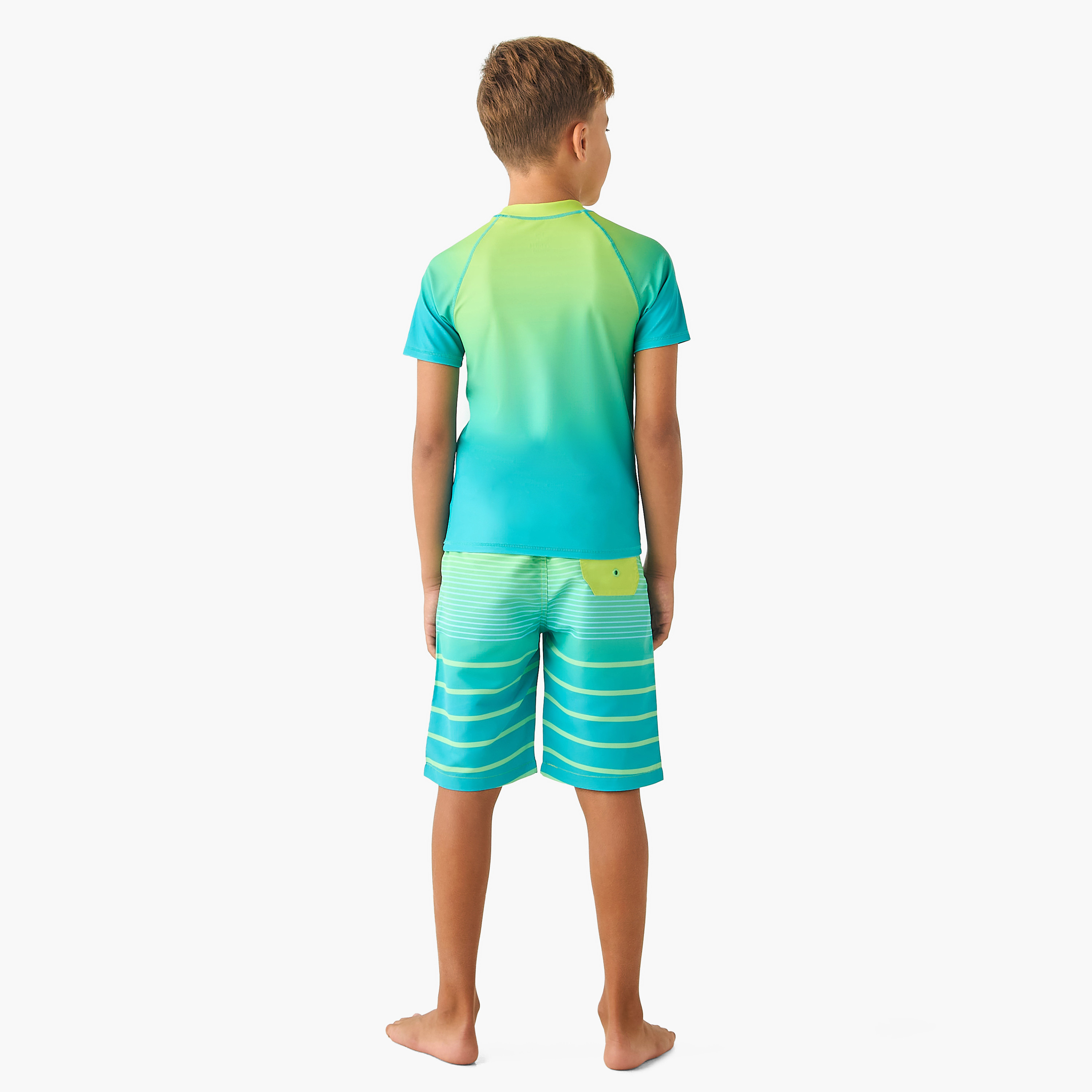 Juniors Boys California Print Rash Guard Set-boys-clothing-swimwear-image-4