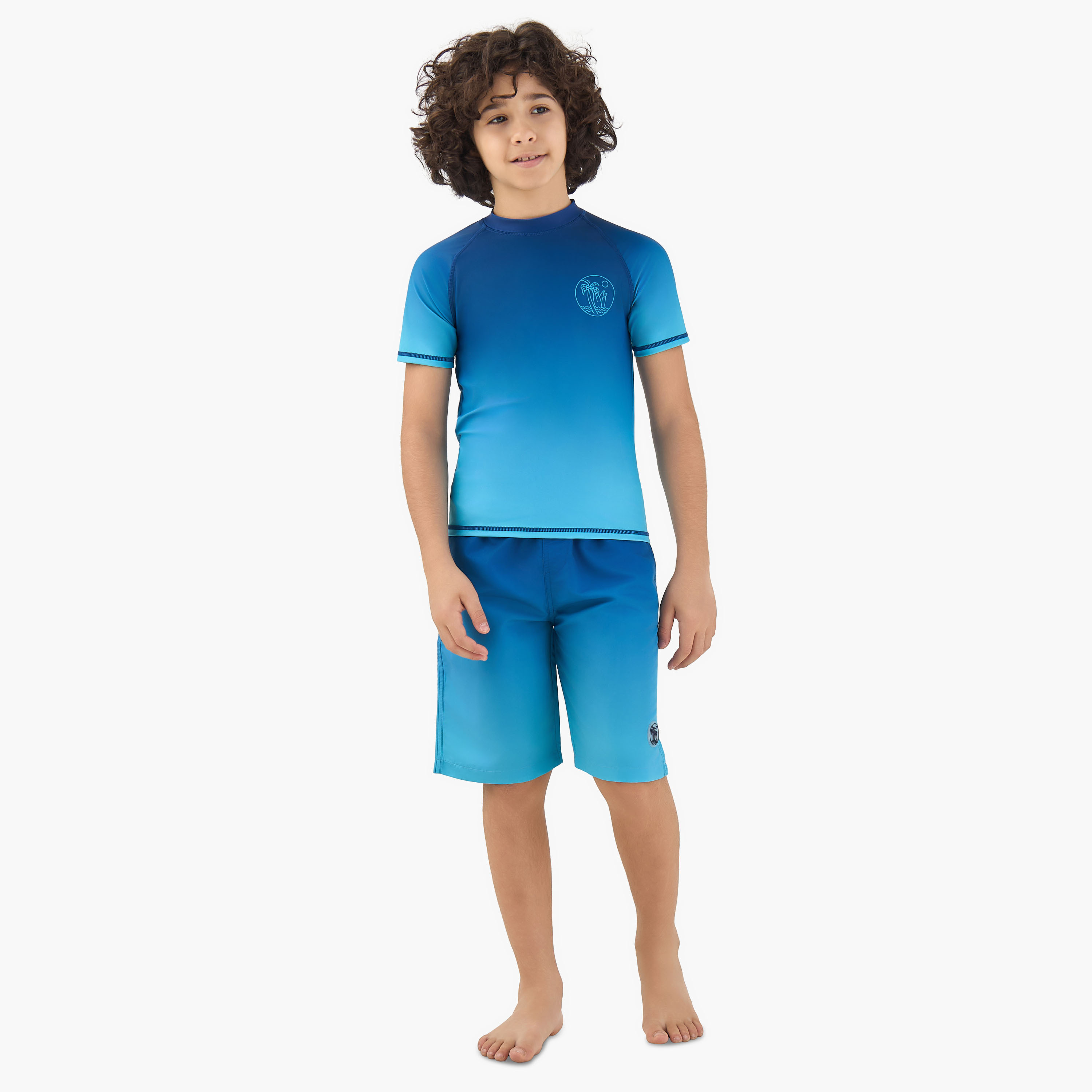 Juniors Boys Ombre Rash Guard Set-boys-clothing-swimwear-image-1