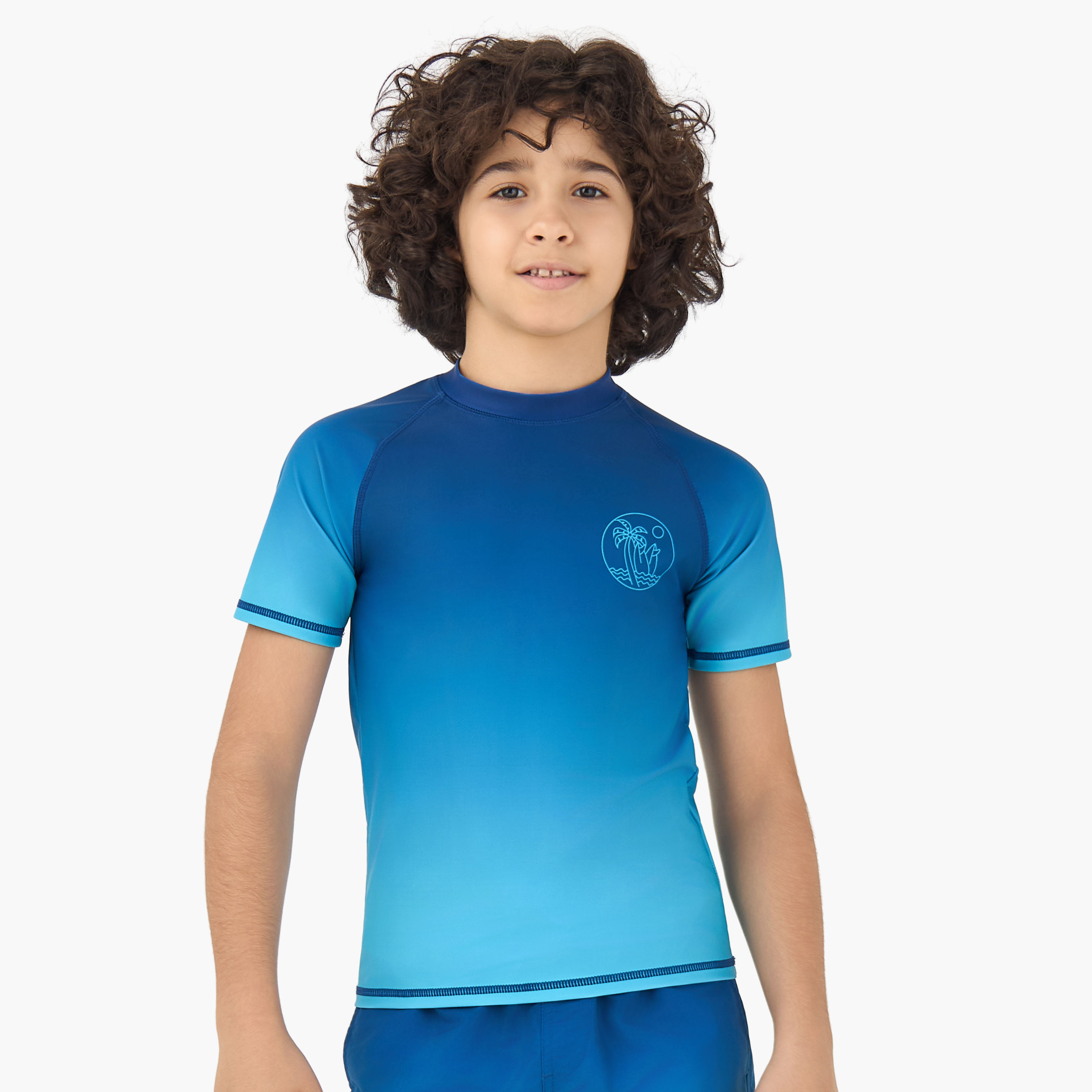 Juniors Boys Ombre Rash Guard Set-boys-clothing-swimwear-image-2