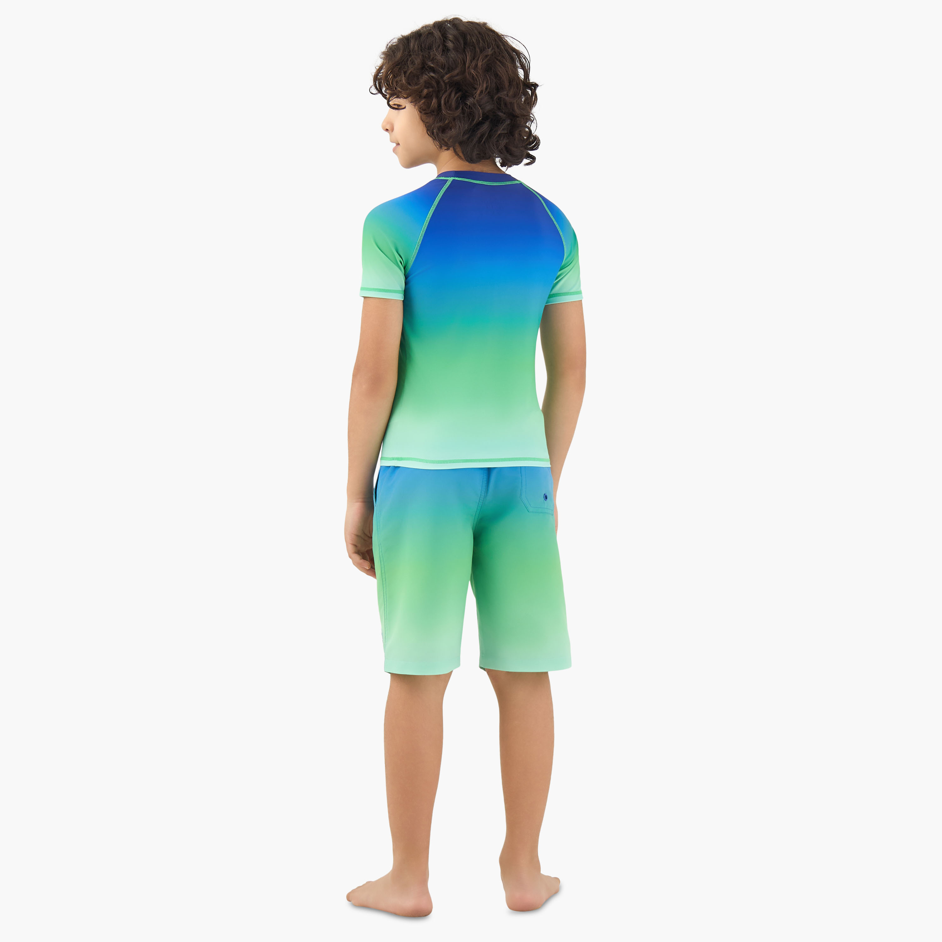 Juniors Boys Tropical Print Rash Guard Set-boys-clothing-swimwear-image-4