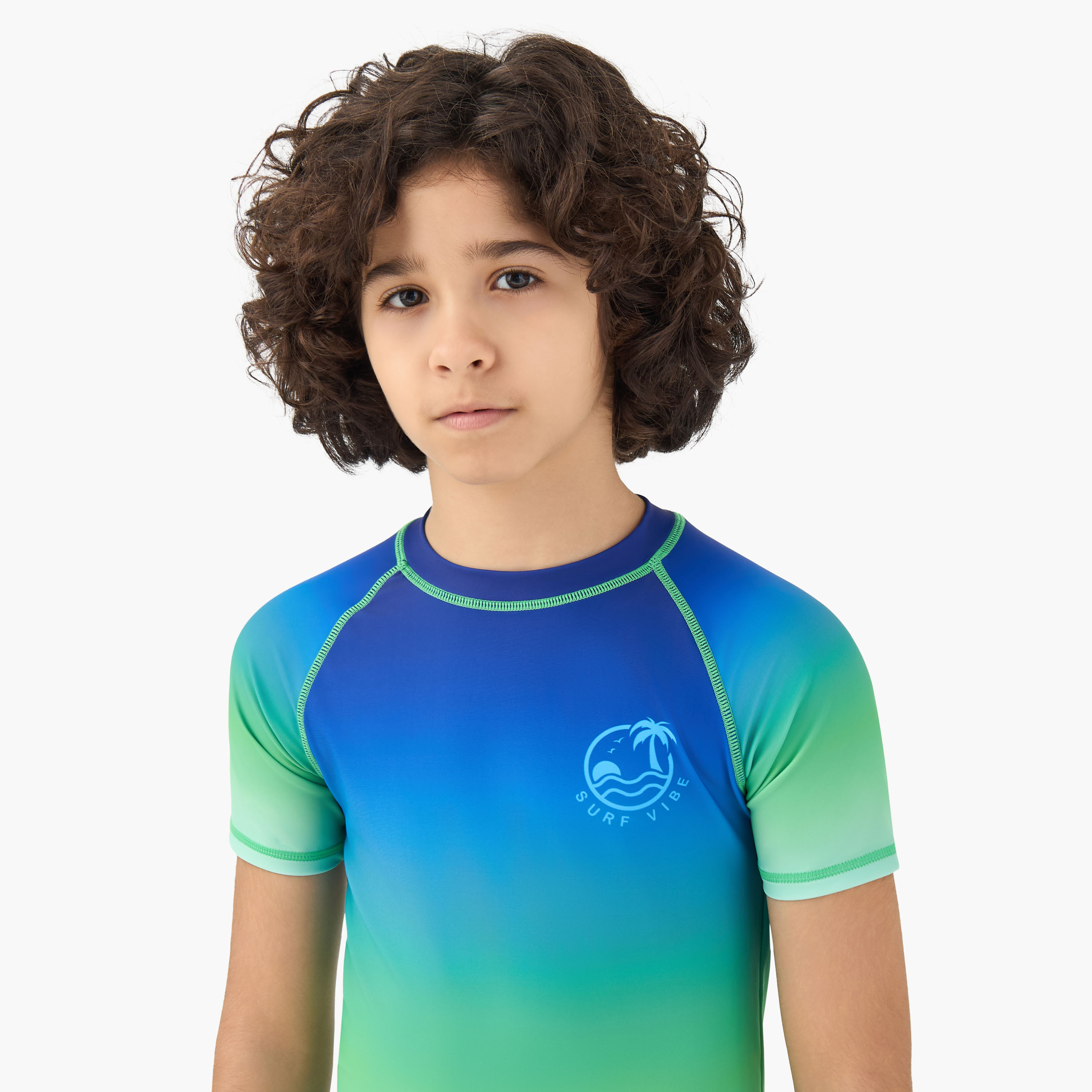 Juniors Boys Tropical Print Rash Guard Set-boys-clothing-swimwear-image-5