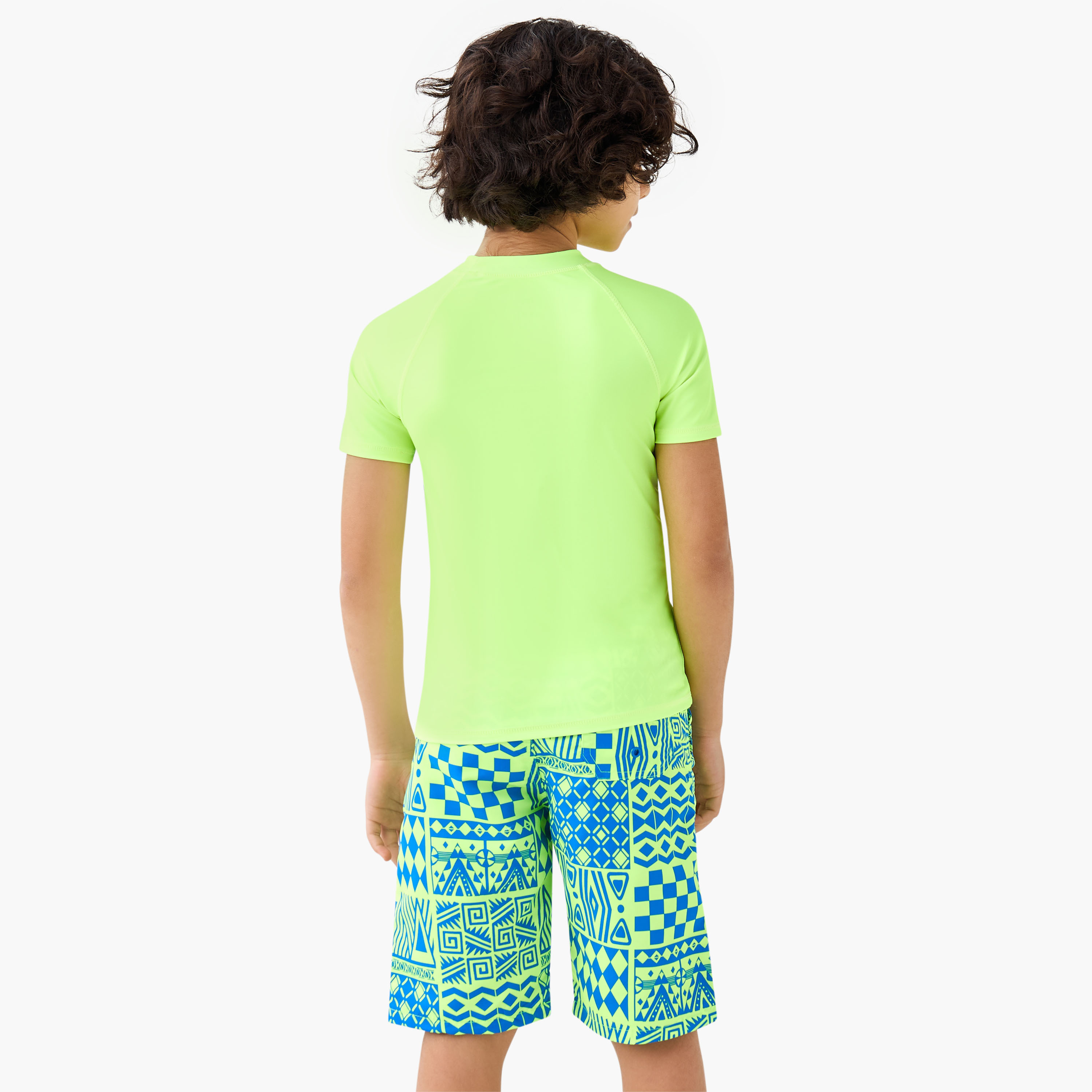 Juniors Boys Abstract Print Rash Guard Set-boys-clothing-swimwear-image-5