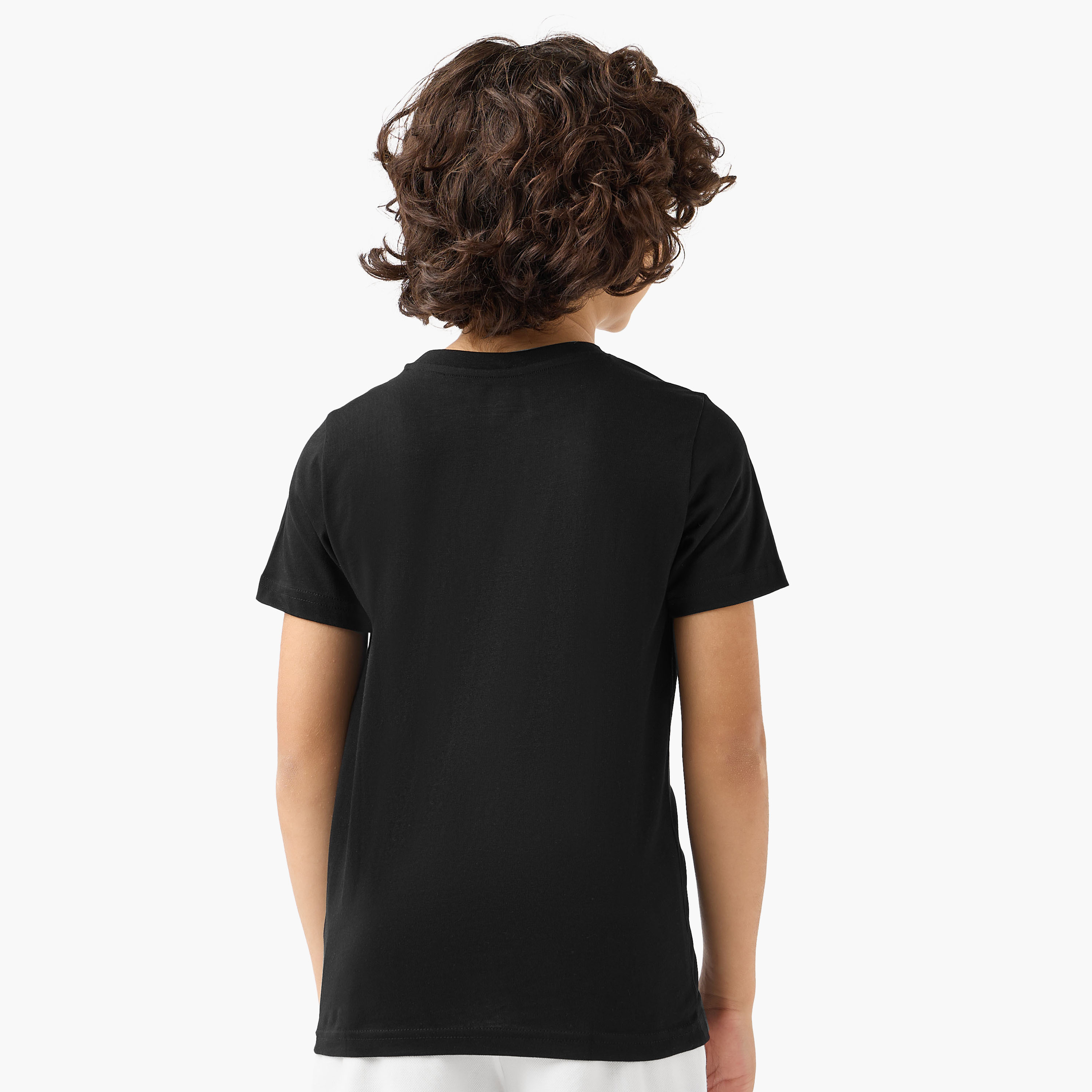 Kappa Crew Neck Short Sleeves T-shirt with Logo Print-boys-clothing-sportswear-tops-image-3