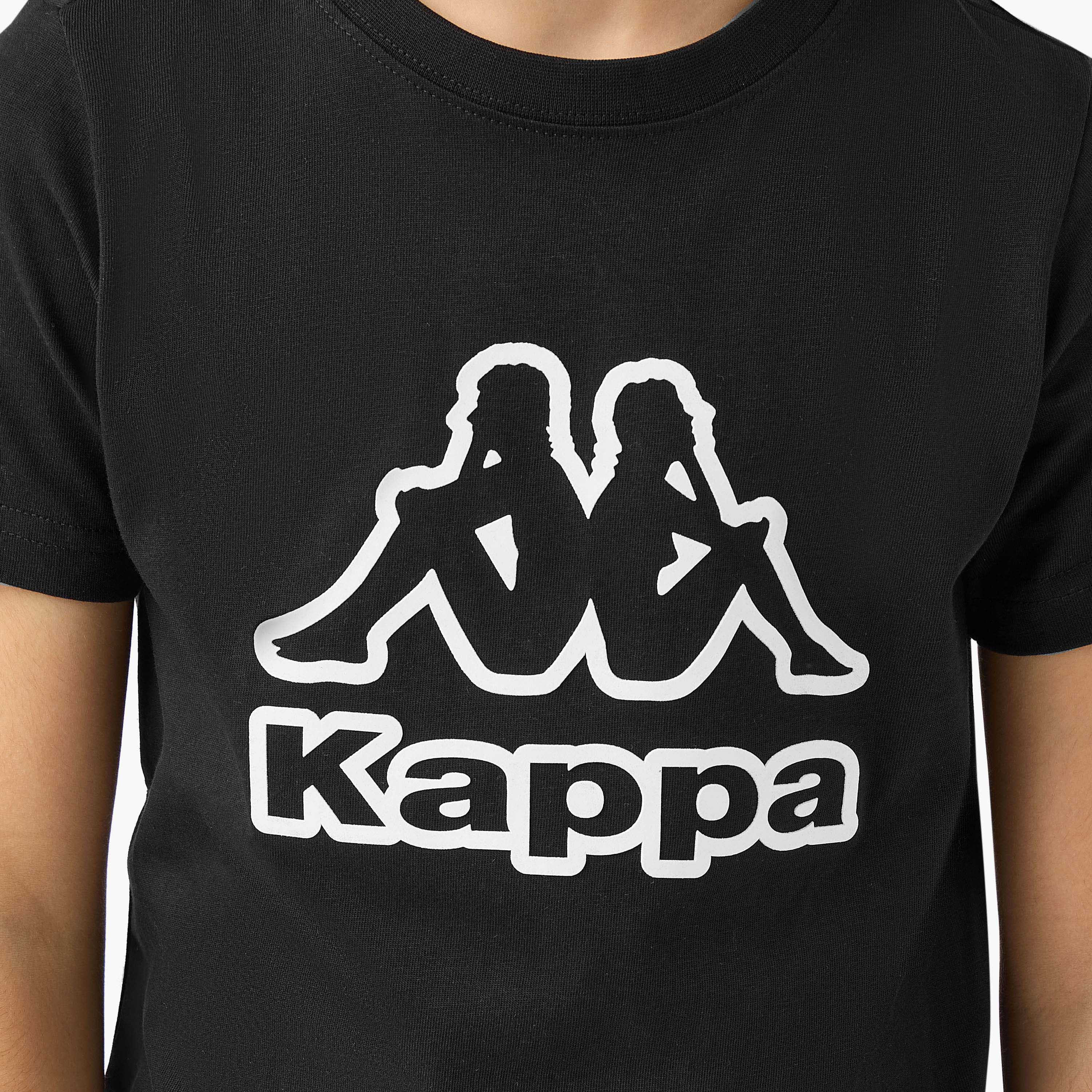 Kappa Crew Neck Short Sleeves T-shirt with Logo Print-boys-clothing-sportswear-tops-image-5