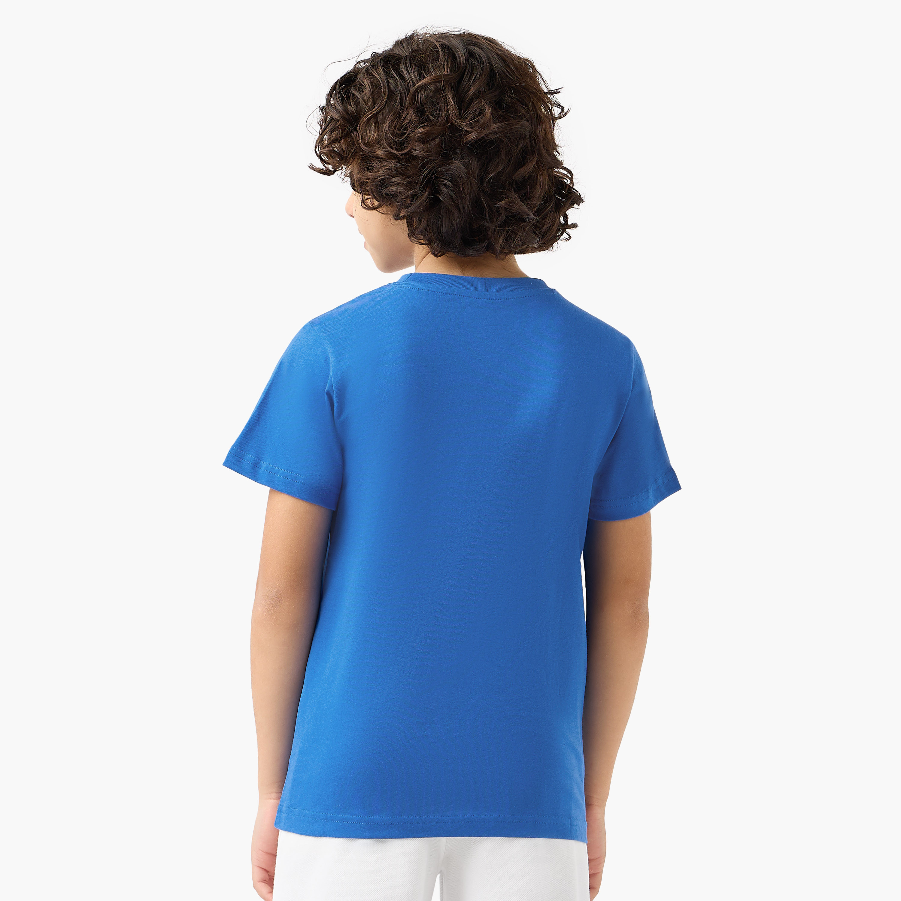 Kappa Crew Neck Short Sleeves T-shirt with Logo Print-boys-clothing-sportswear-tops-image-3