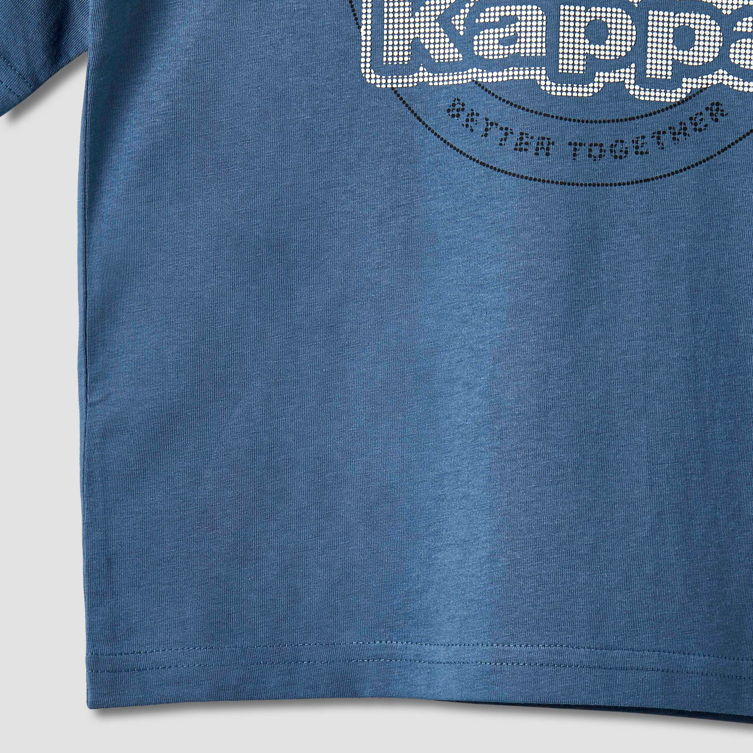 Kappa Crew Neck Short Sleeves T-shirt with Logo Print-boys-clothing-sportswear-tops-image-4