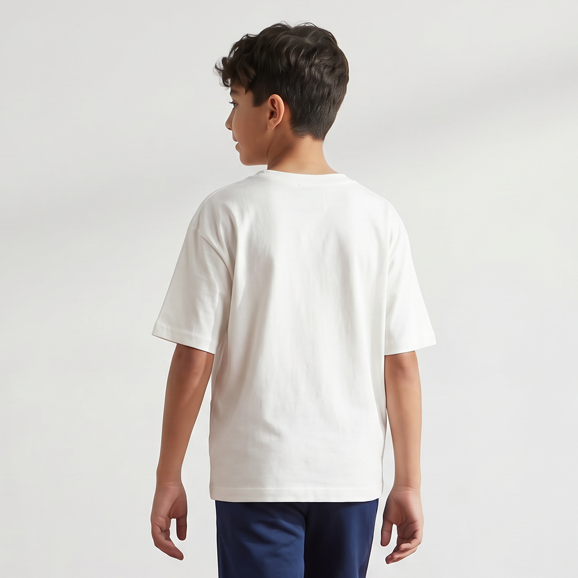Kappa Crew Neck Short Sleeves T-shirt with Logo Print-boys-clothing-sportswear-tops-image-3