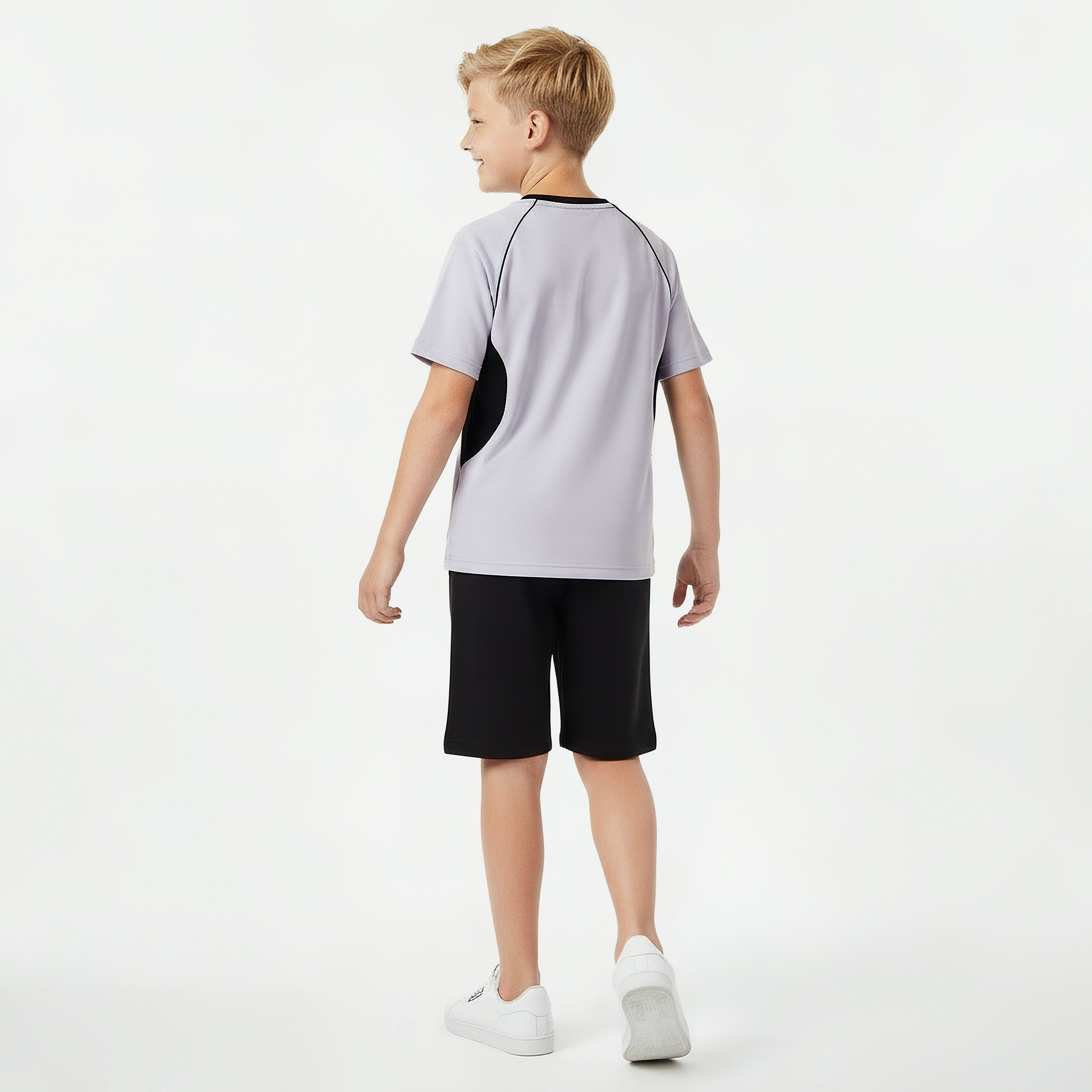 Kappa Crew Neck Short Sleeves T-shirt with Logo Print-boys-clothing-sportswear-tops-image-3