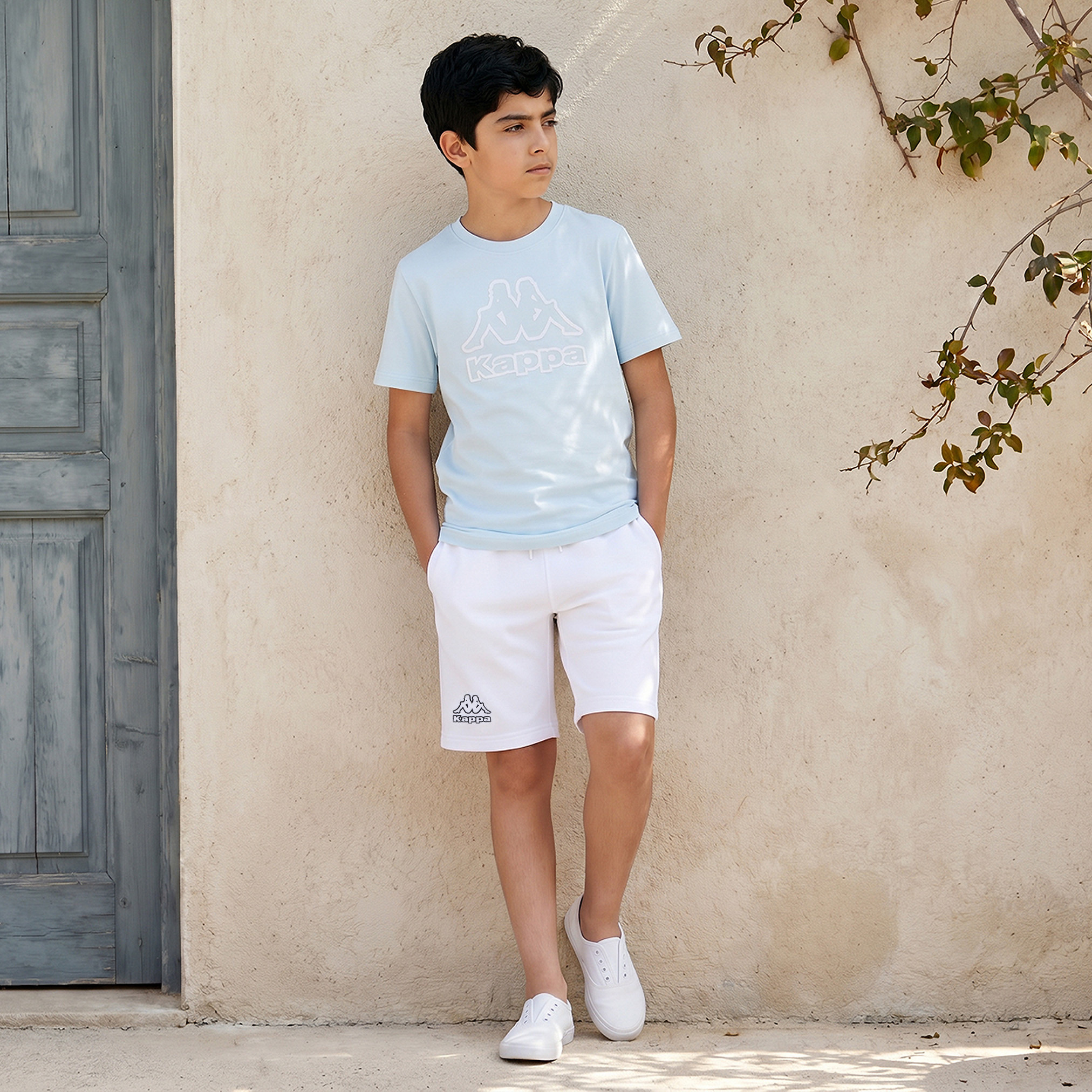 Kappa Crew Neck Short Sleeves T-shirt with Logo Design-boys-clothing-tshirtsandpolos-image-2