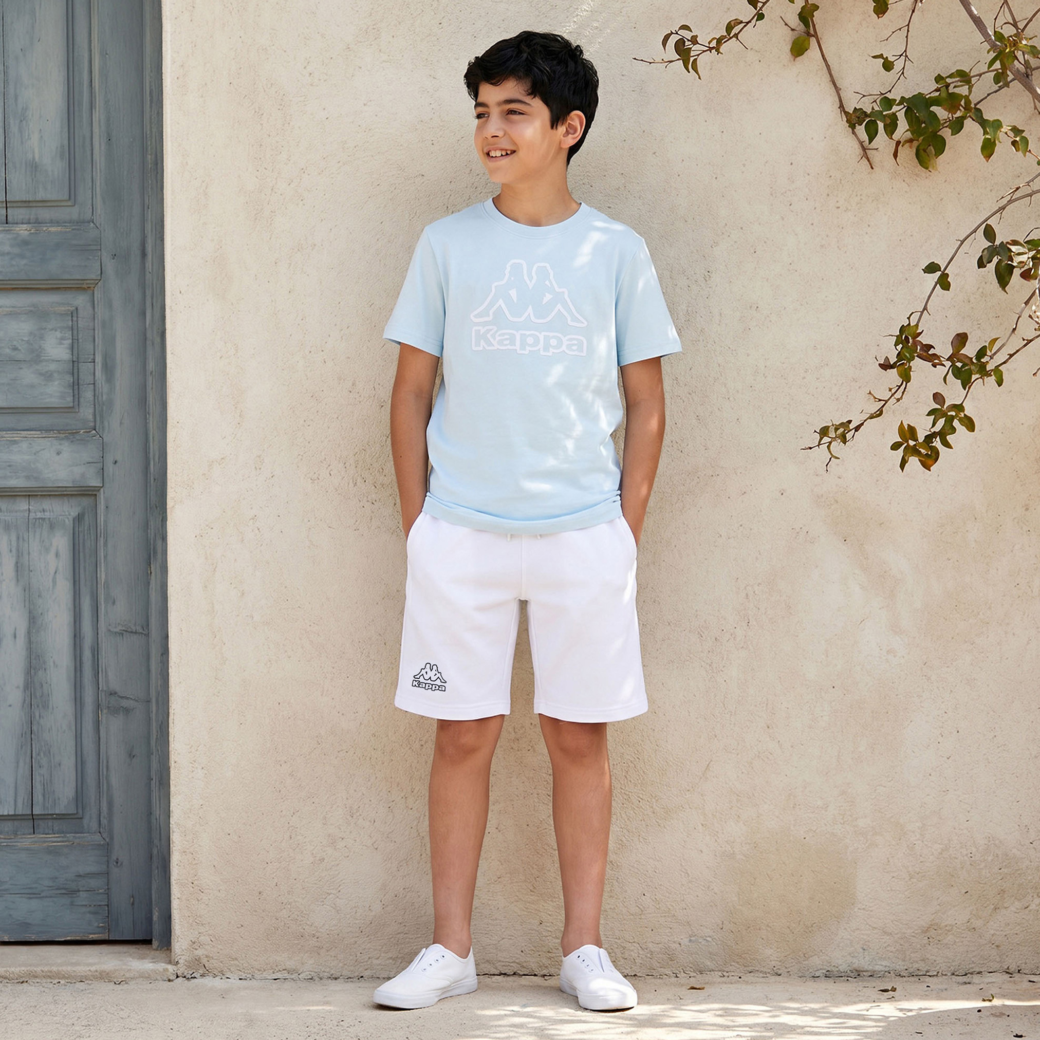 Kappa Crew Neck Short Sleeves T-shirt with Logo Design-boys-clothing-tshirtsandpolos-image-5