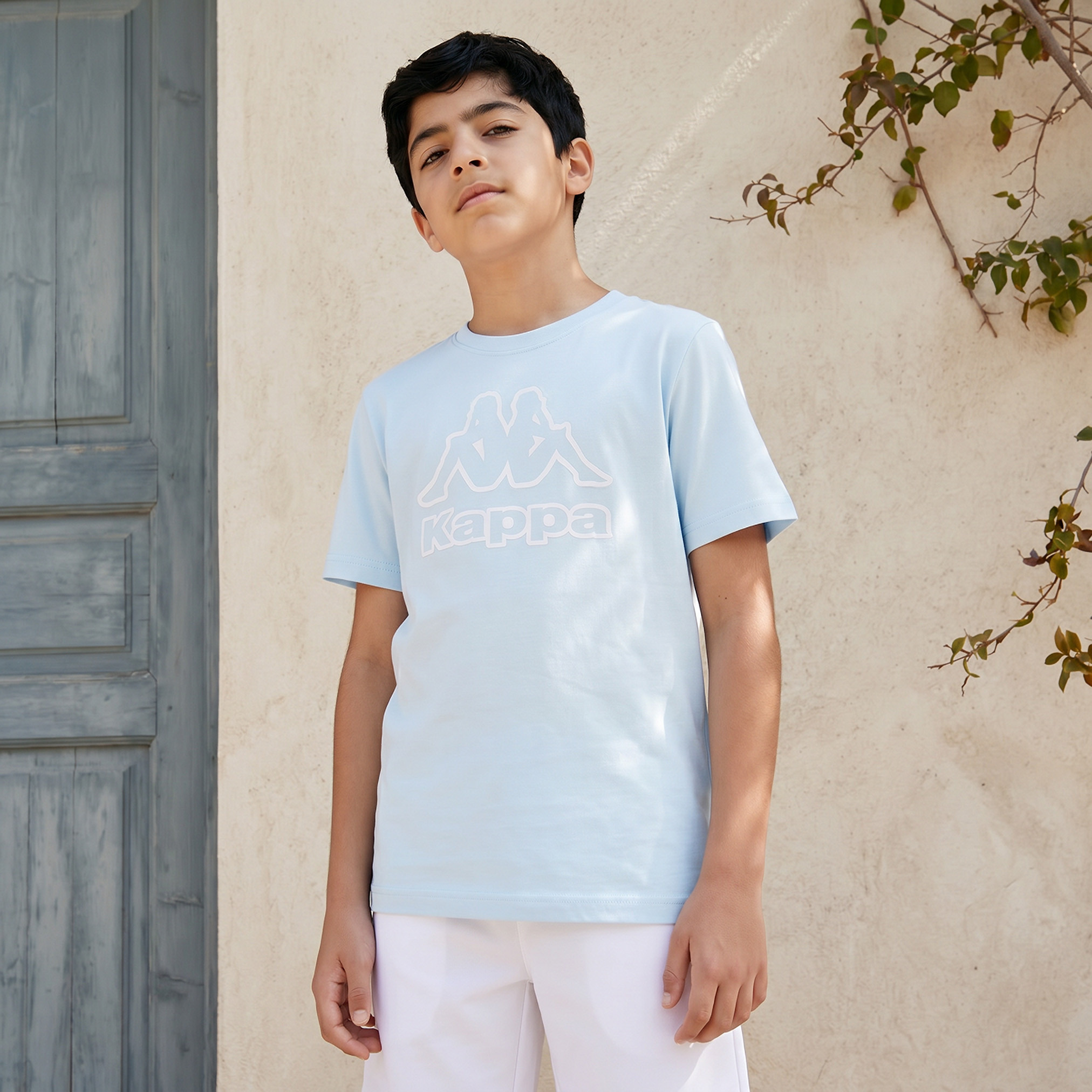 Kappa Crew Neck Short Sleeves T-shirt with Logo Design-boys-clothing-tshirtsandpolos-image-6