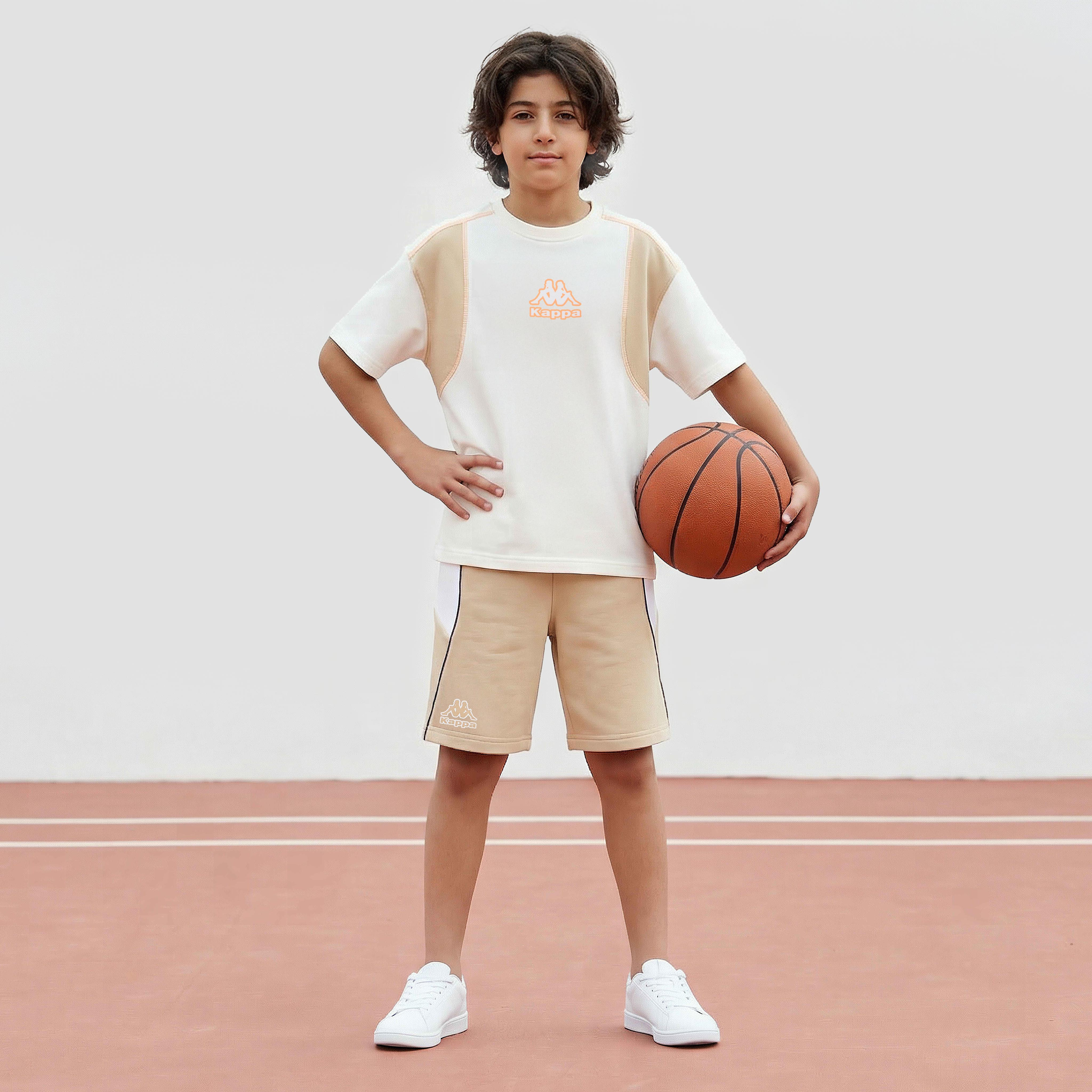 Kappa Crew Neck Short Sleeves T-shirt with Logo Print-boys-clothing-tshirtsandpolos-image-2