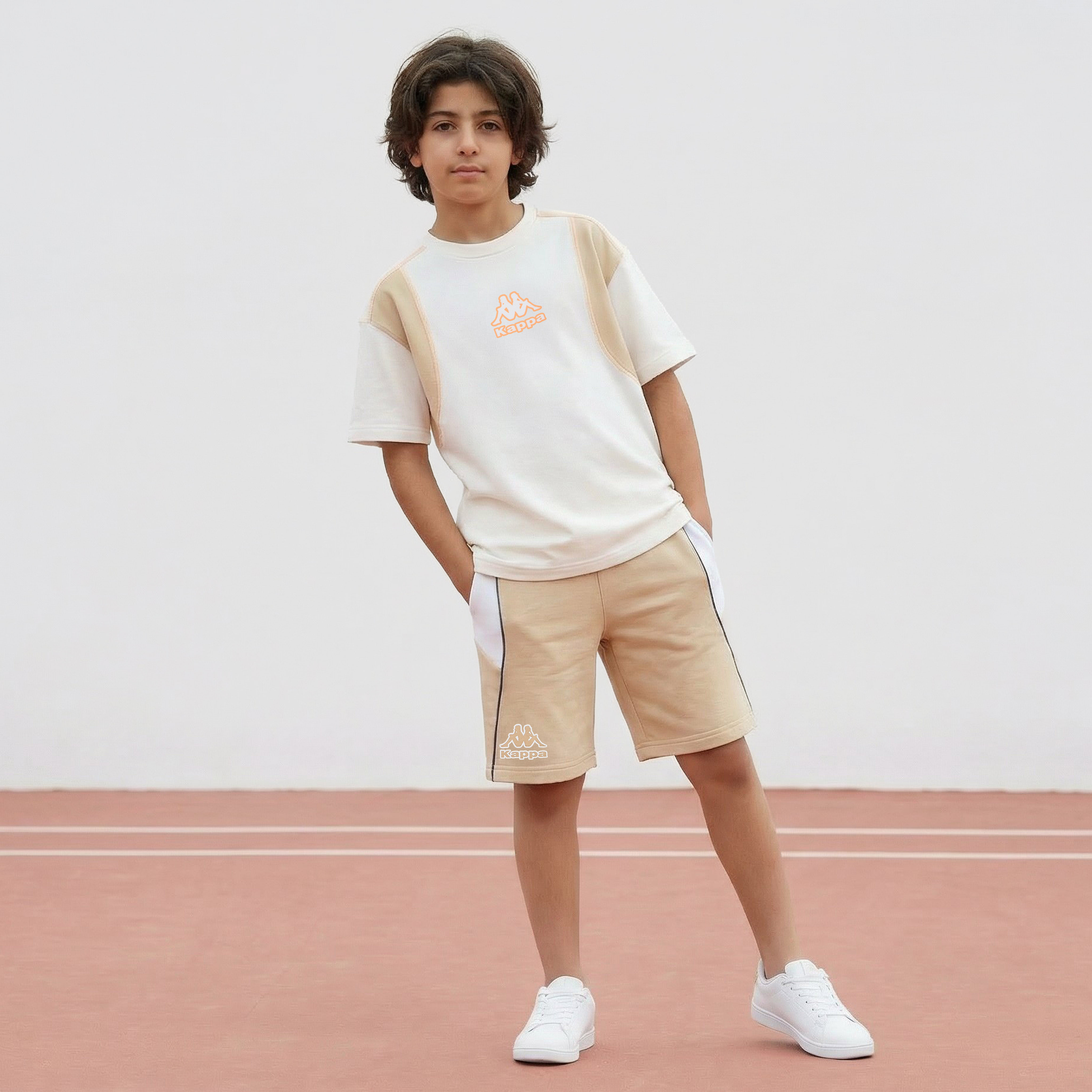 Kappa Crew Neck Short Sleeves T-shirt with Logo Print-boys-clothing-tshirtsandpolos-image-5