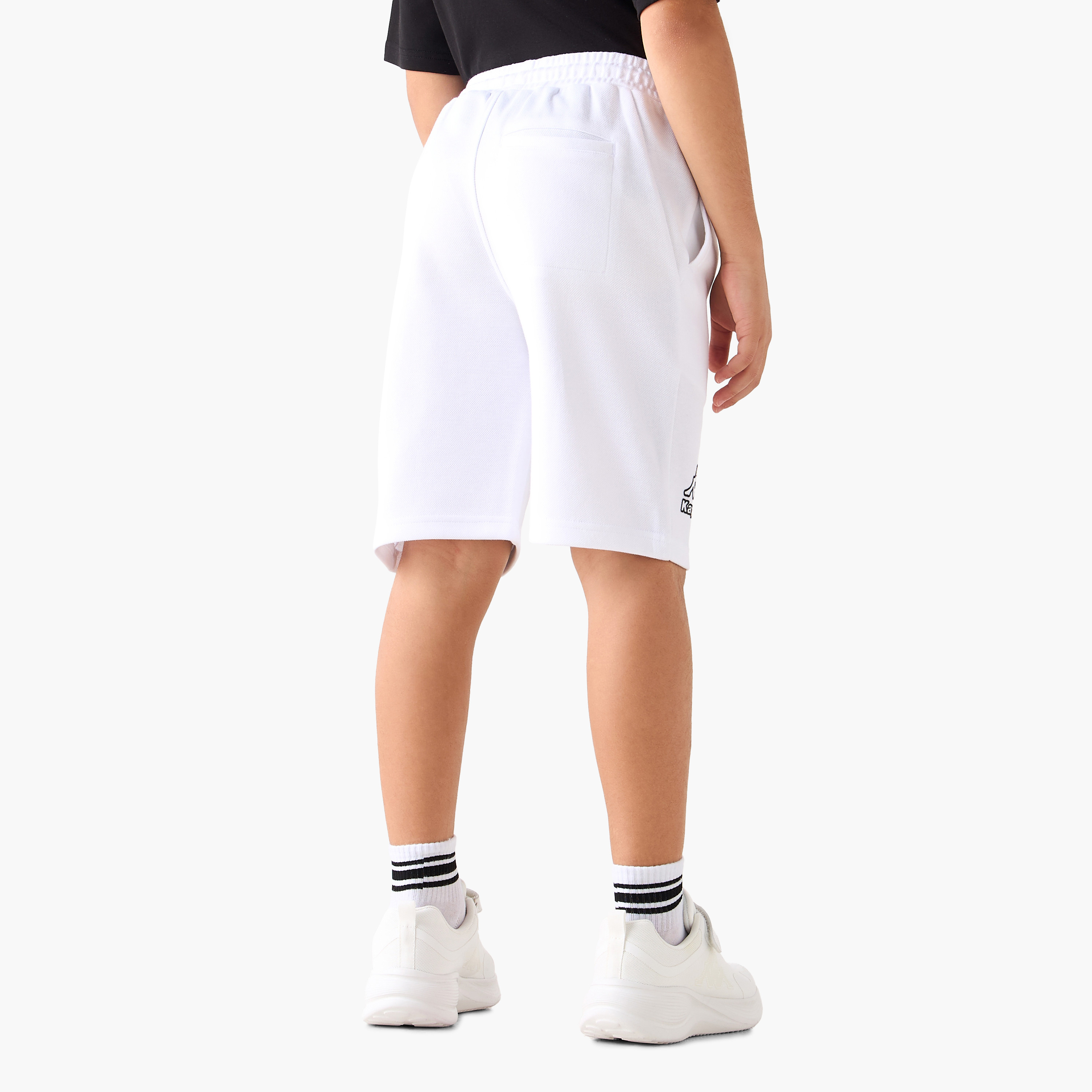 Kappa Elasticated Drawstring Shorts with Pockets-boys-clothing-bottoms-shorts-image-3