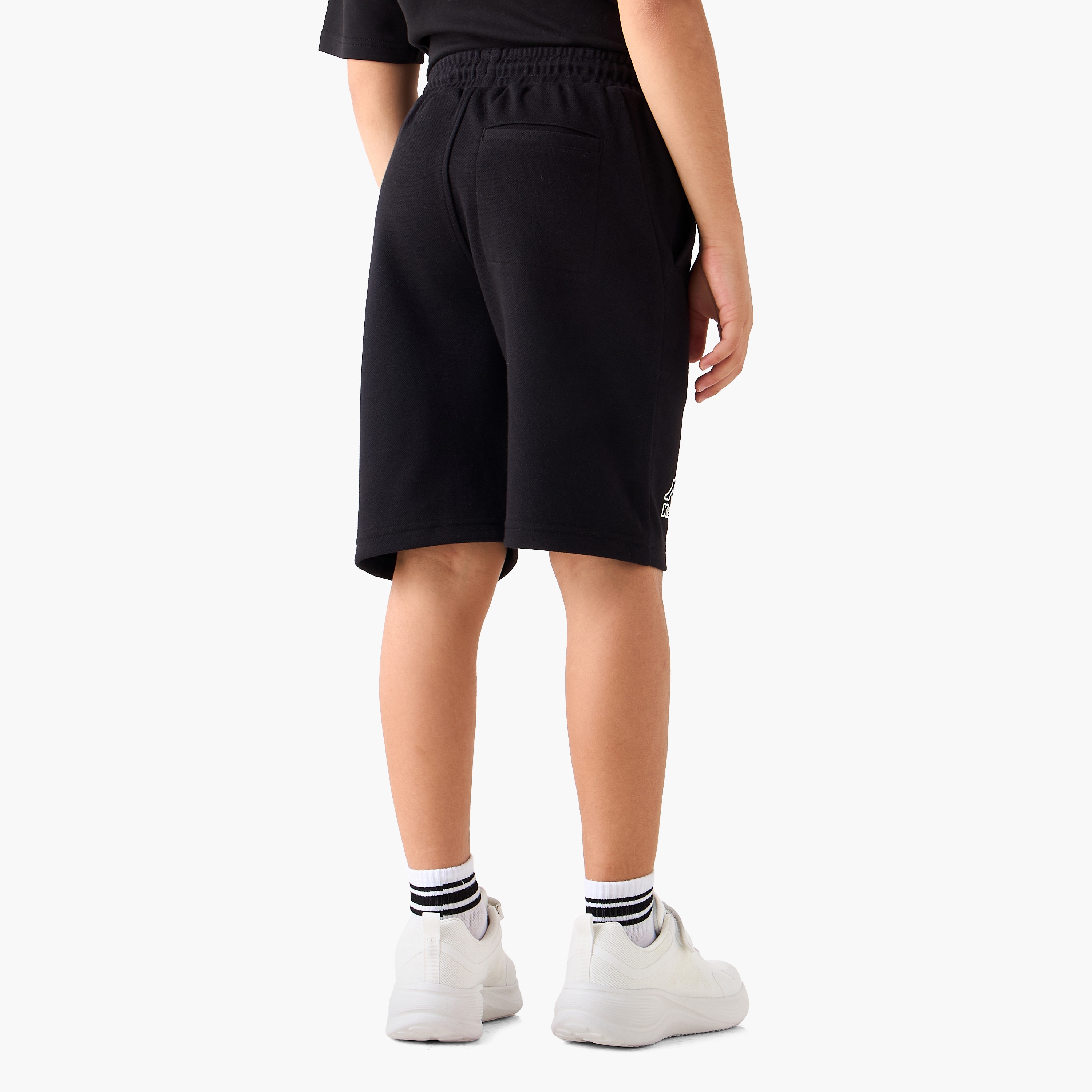 Kappa Elasticated Drawstring Shorts with Pockets-boys-clothing-bottoms-shorts-image-3