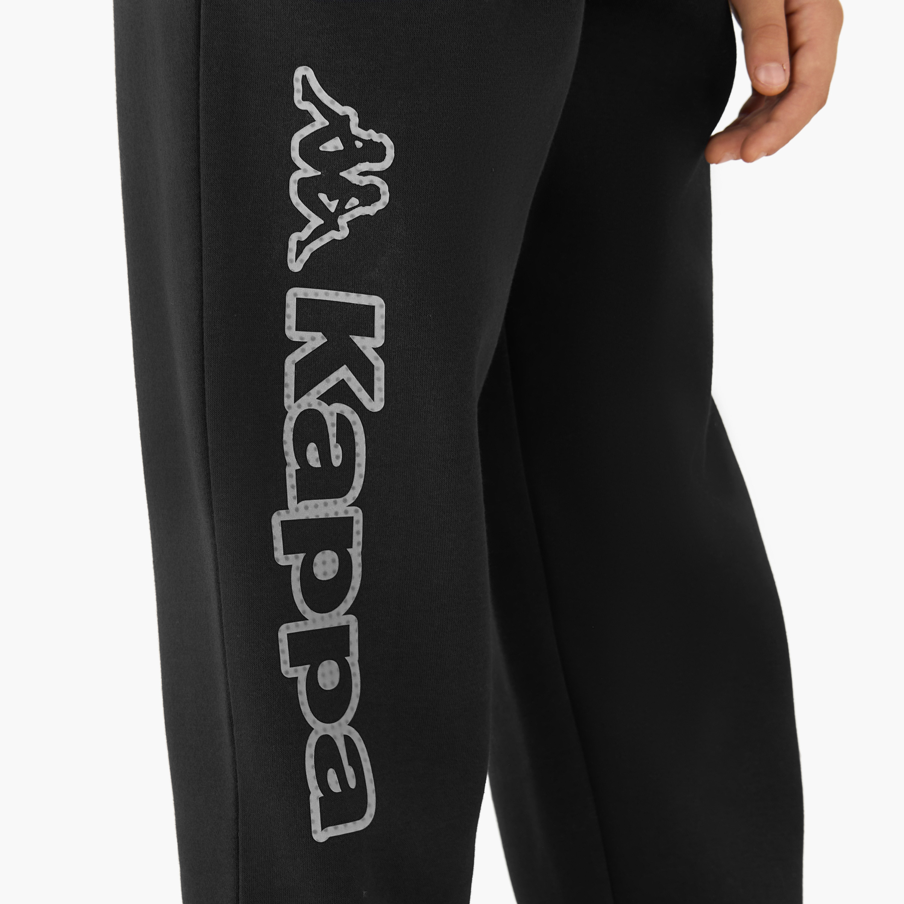 Kappa Drawstring Waist Joggers with Logo Print-boys-clothing-bottoms-joggersandtrackpants-image-5