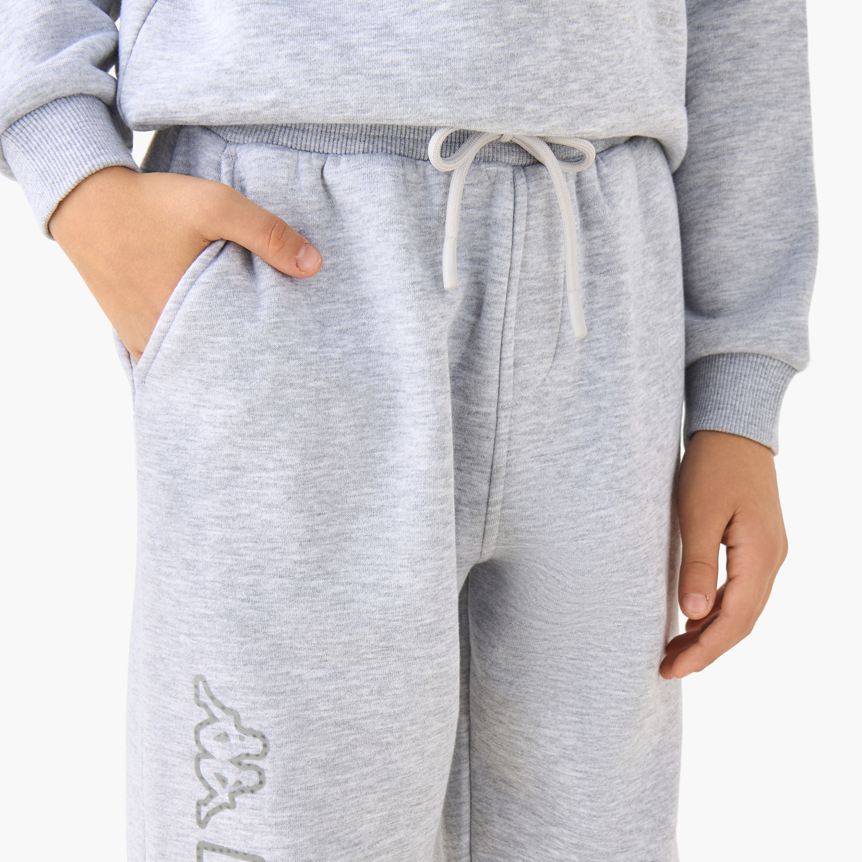 Kappa Drawstring Waist Joggers with Logo Print-boys-clothing-bottoms-joggersandtrackpants-image-4