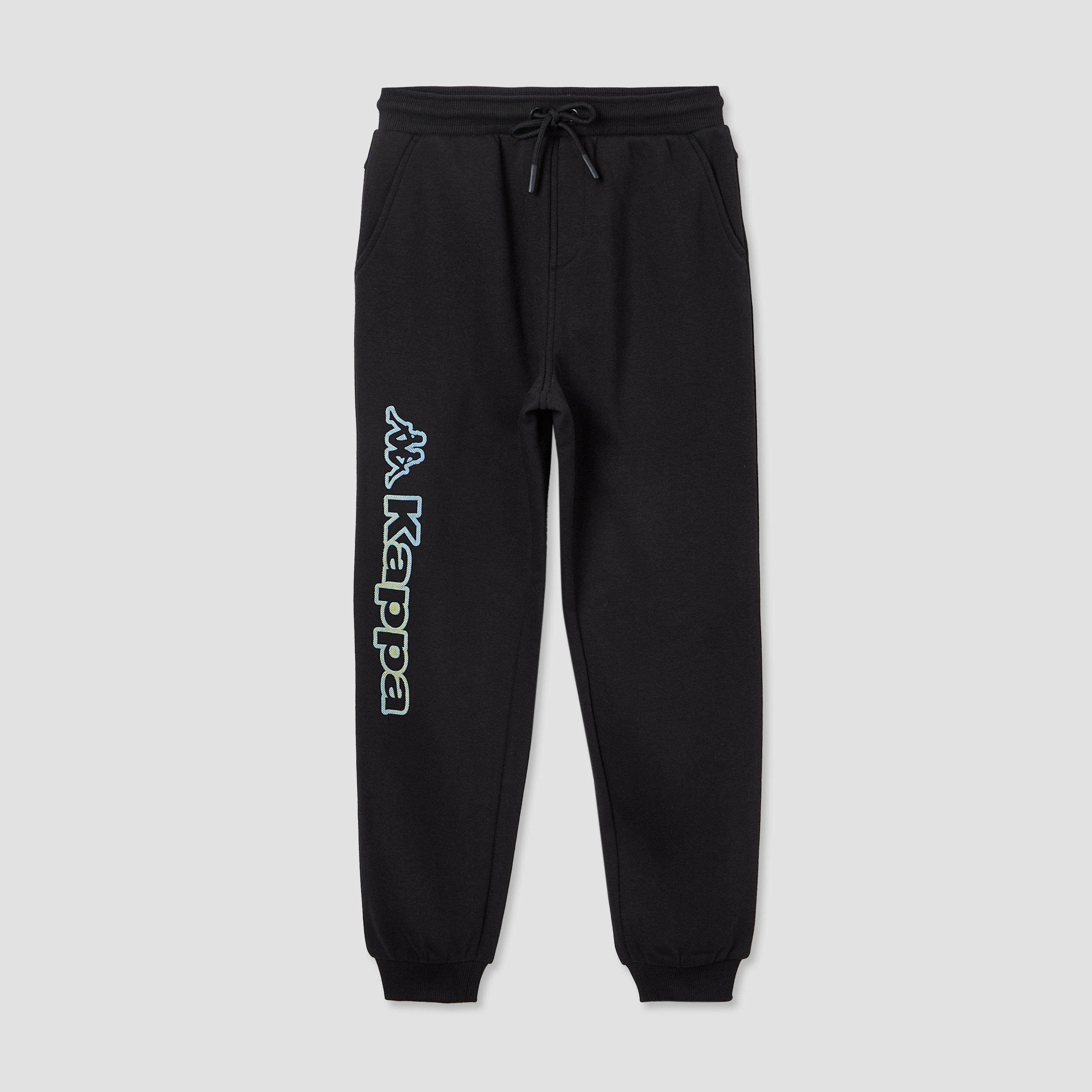 Kappa Elasticated Drawstring Joggers with Logo Print-boys-clothing-bottoms-joggersandtrackpants-image-1