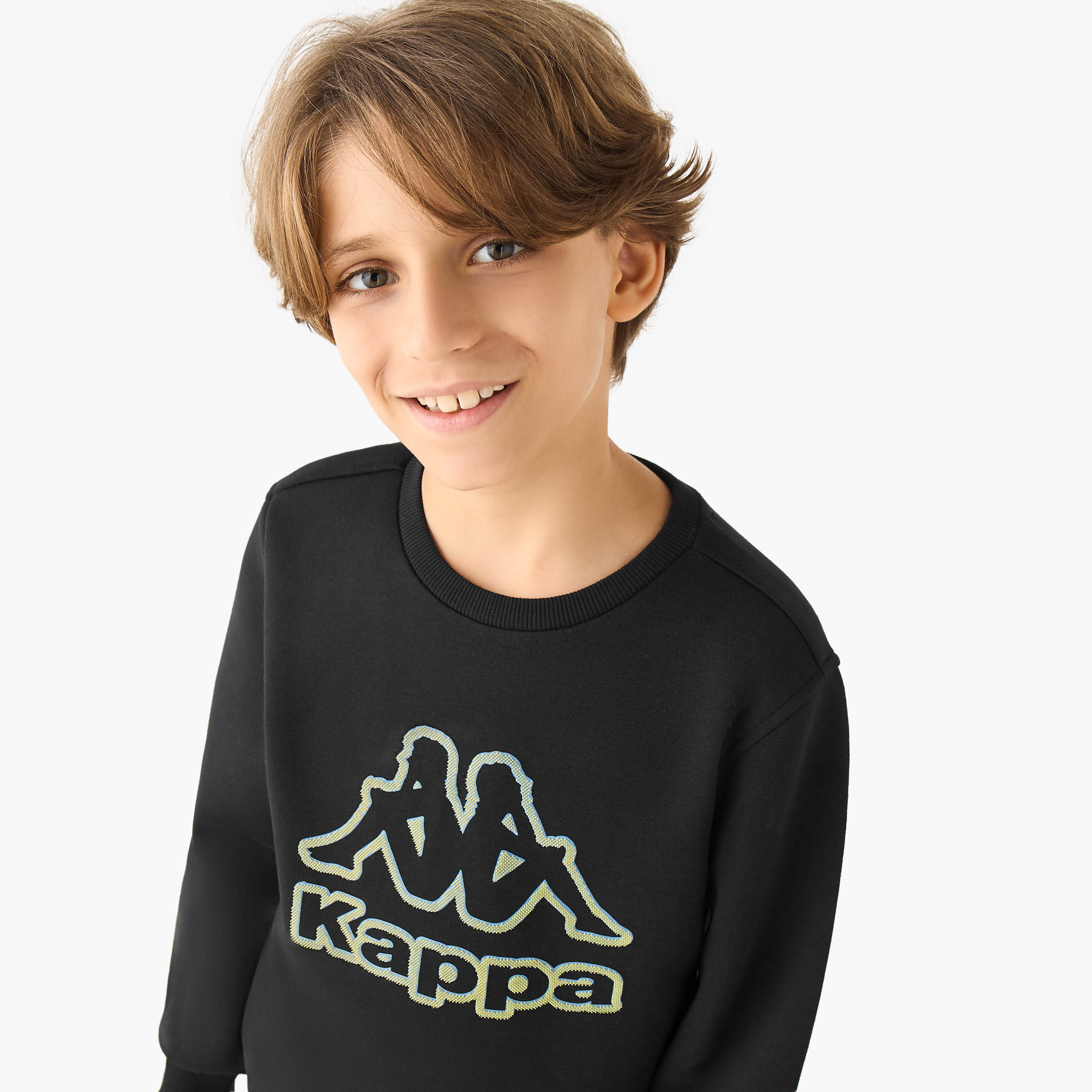 سويت شيرت بياقة ضيقة وطبعات شعار من كابا-boys-clothing-sweatshirts-image-2