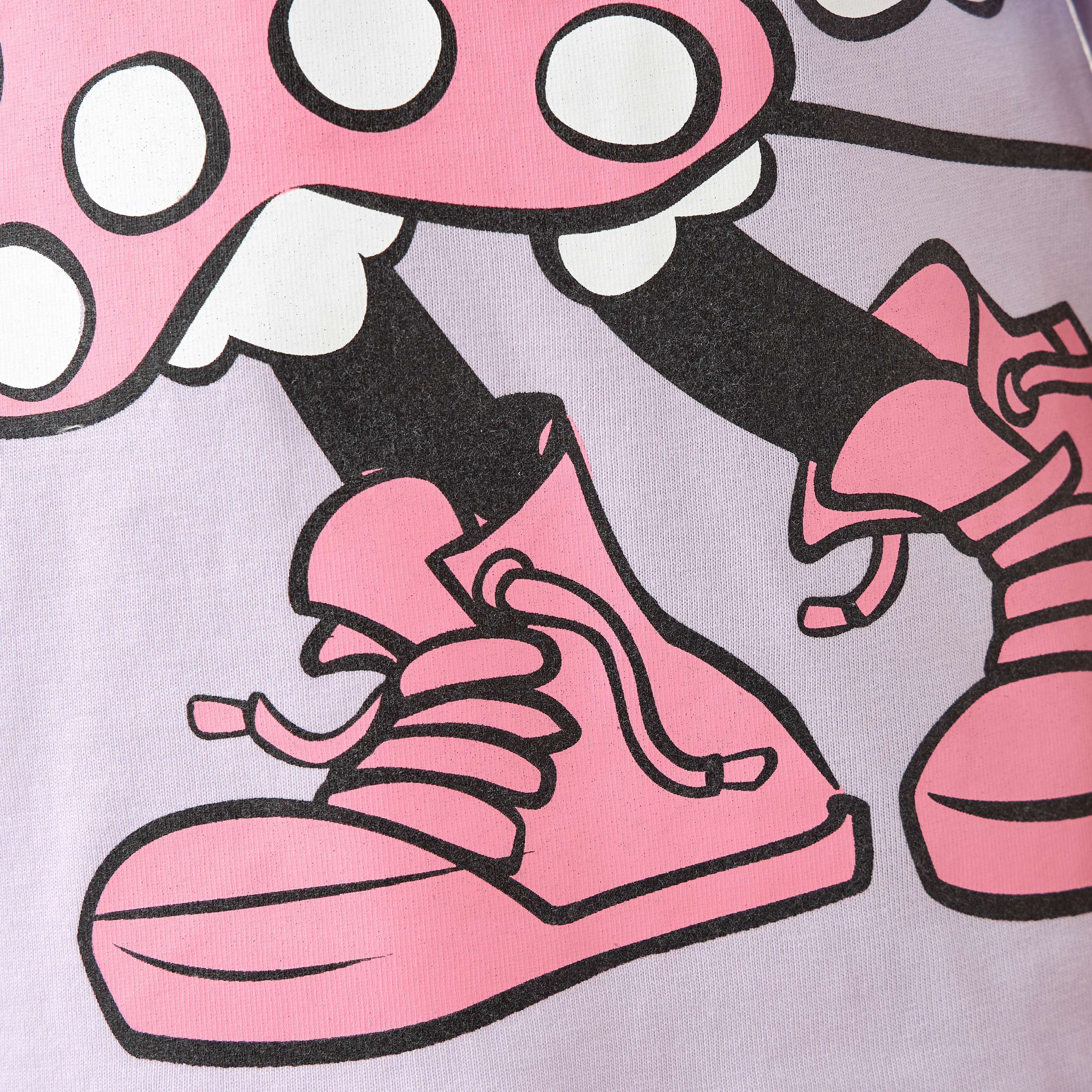 Juniors Crew Neck Short Sleeves T-shirt with Minnie Mouse Print-girls-clothing-tshirts-image-5