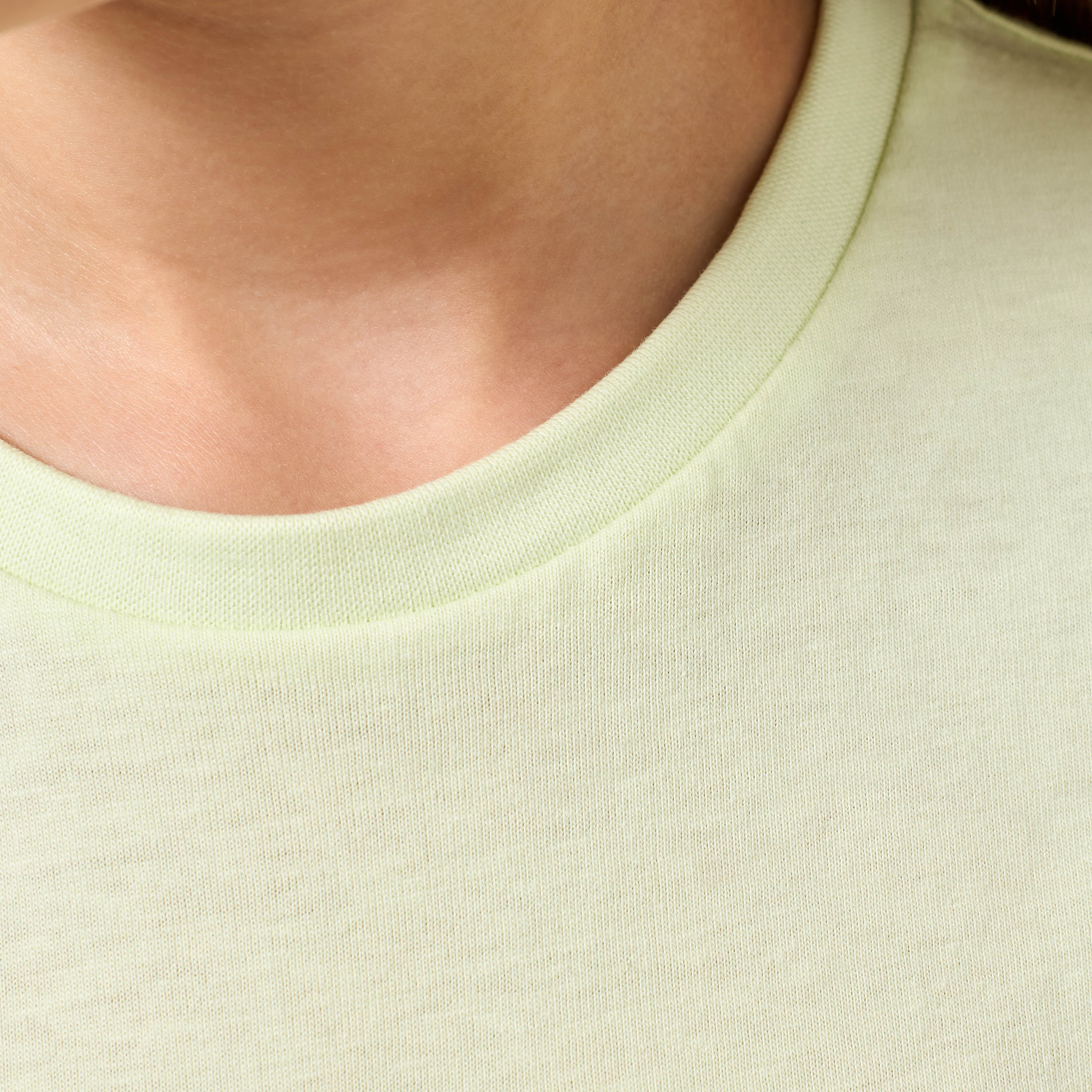 Juniors Crew Neck Cap Sleeves T-shirt with Matcha Print-girls-clothing-tshirts-image-5