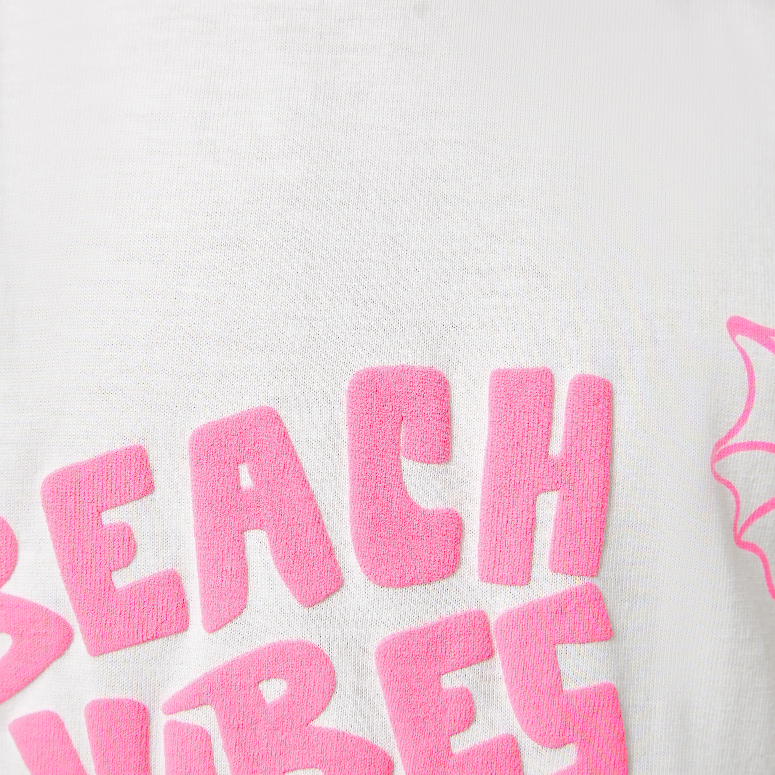Juniors Crew Neck Short Sleeves T-shirt with Graphic Print-girls-clothing-tshirts-image-5