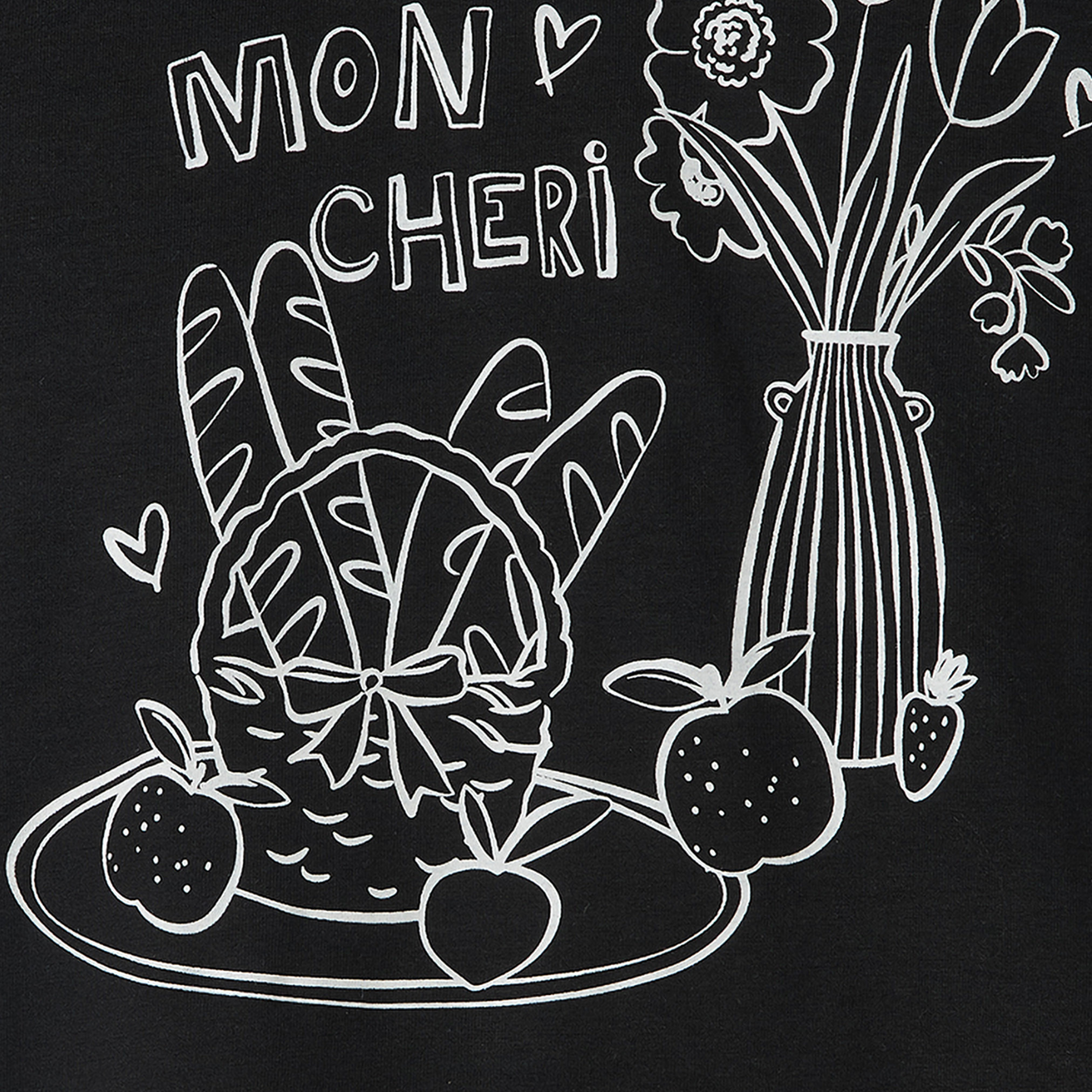 Juniors Crew Neck Short Sleeves T-shirt with Lemon Embroidery-girls-clothing-tshirts-image-6