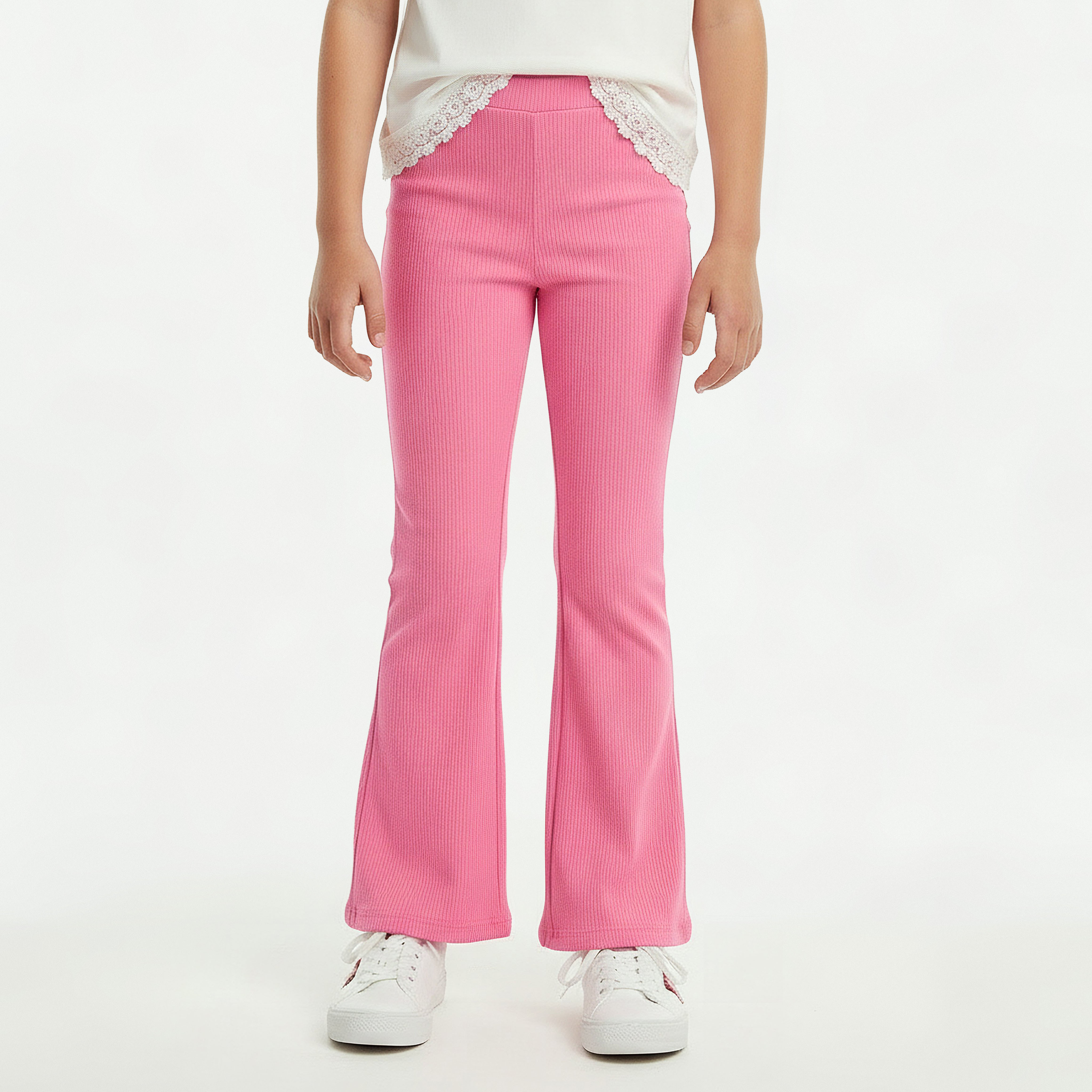 بنطلون ليقنز واسع من الأسفل للبنات من جونيورز-girls-clothing-bottoms-leggings-image-5