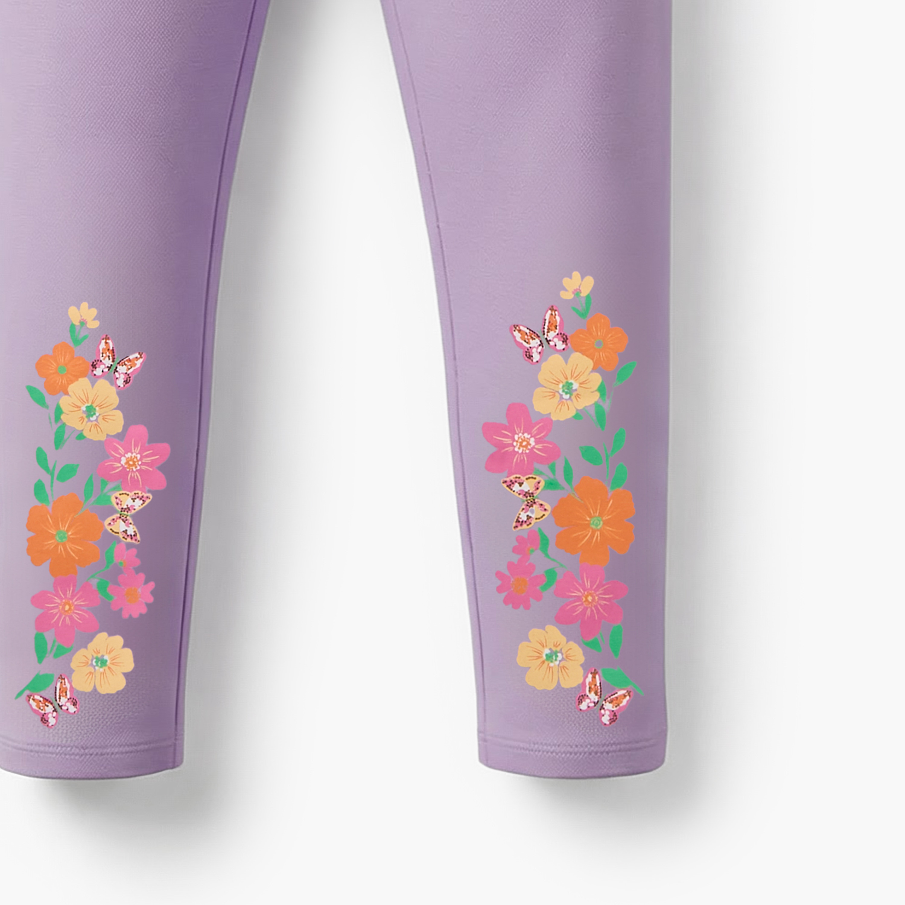 Juniors Leggings with Floral Print-girls-clothing-bottoms-leggings-image-4