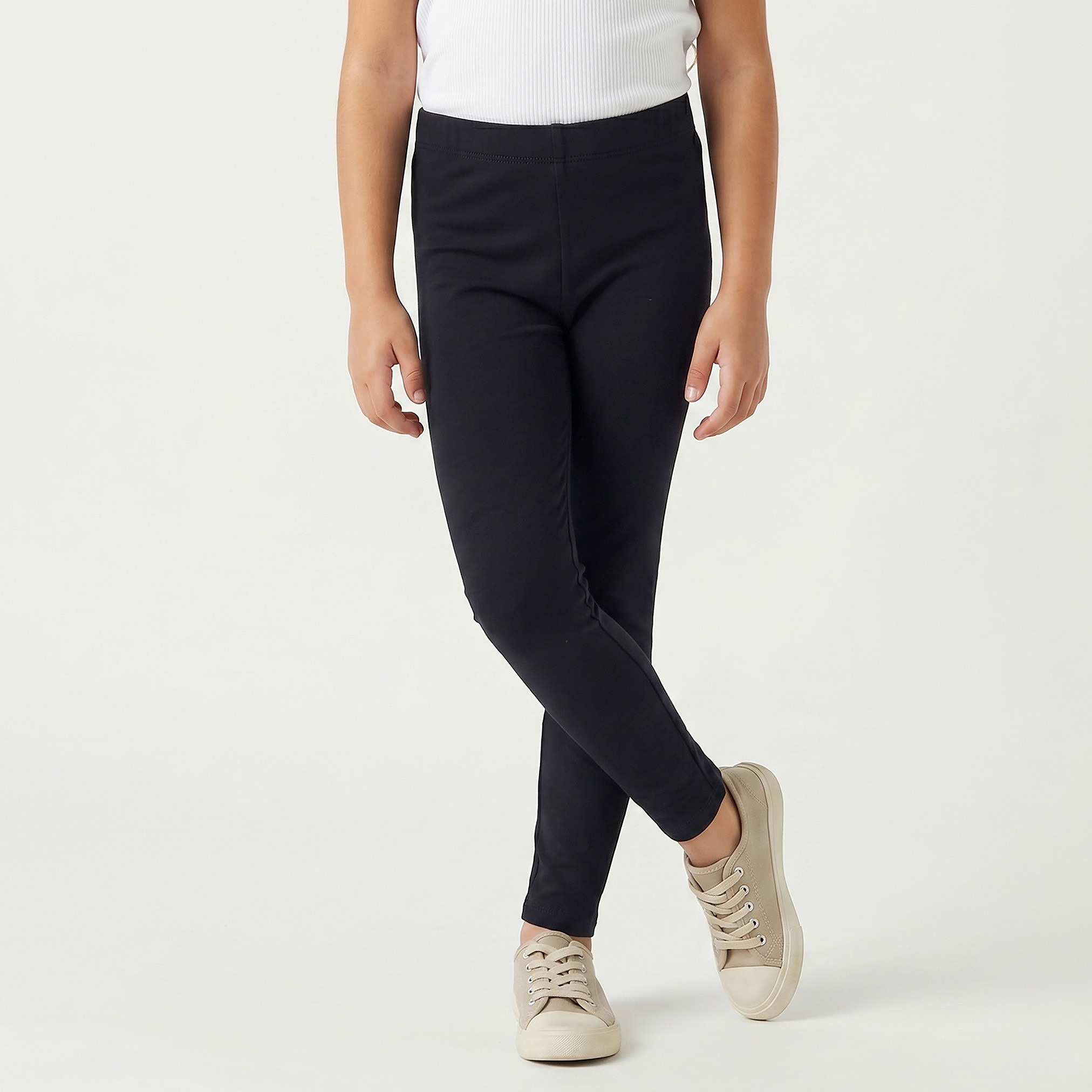 طقم بنطلون ليقنز مضلع من 3 قطع من جونيورز-girls-clothing-bottoms-leggings-image-2