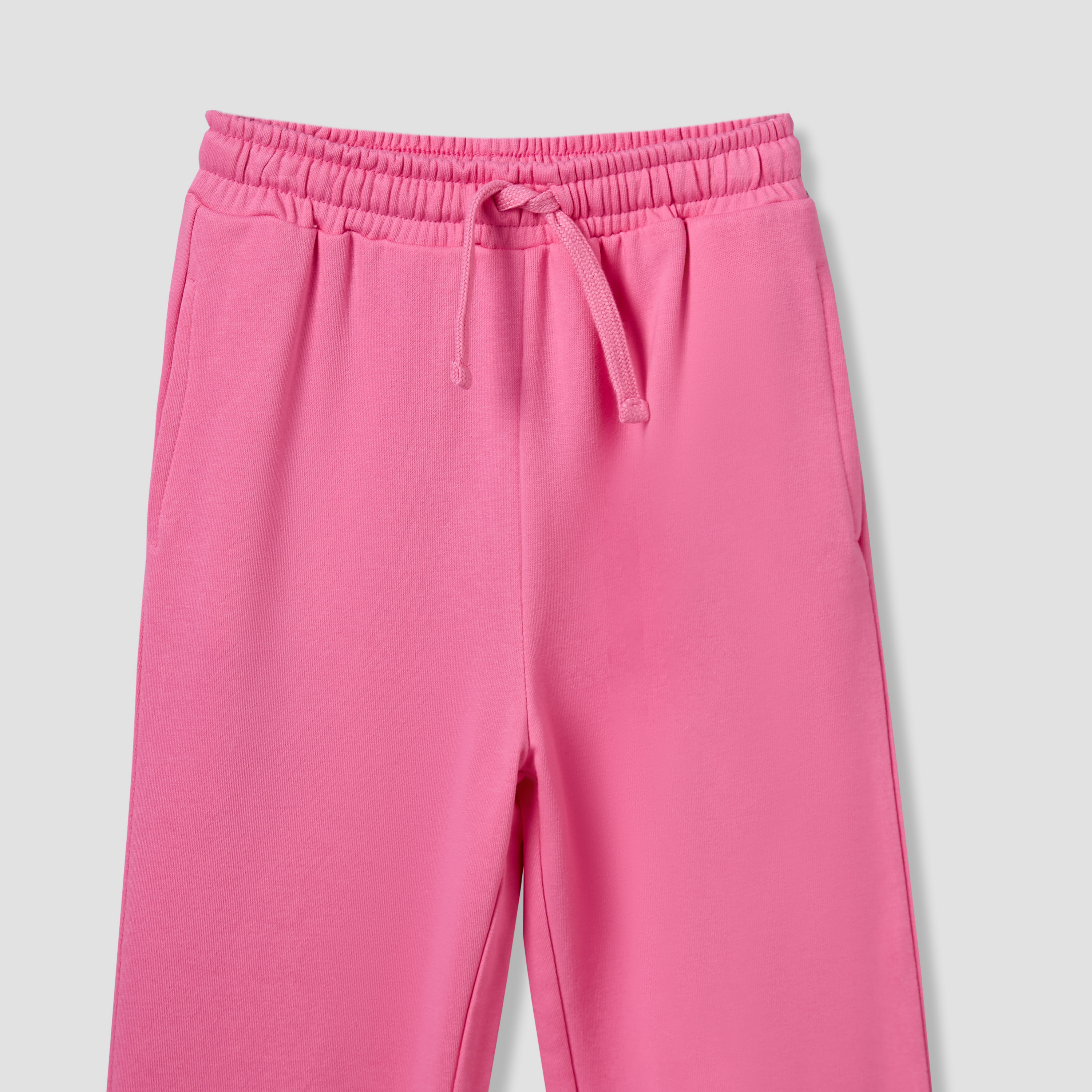Juniors Elasticated Drawstring Waist Joggers with Pockets-girls-clothing-bottoms-joggersandtrackpants-image-3