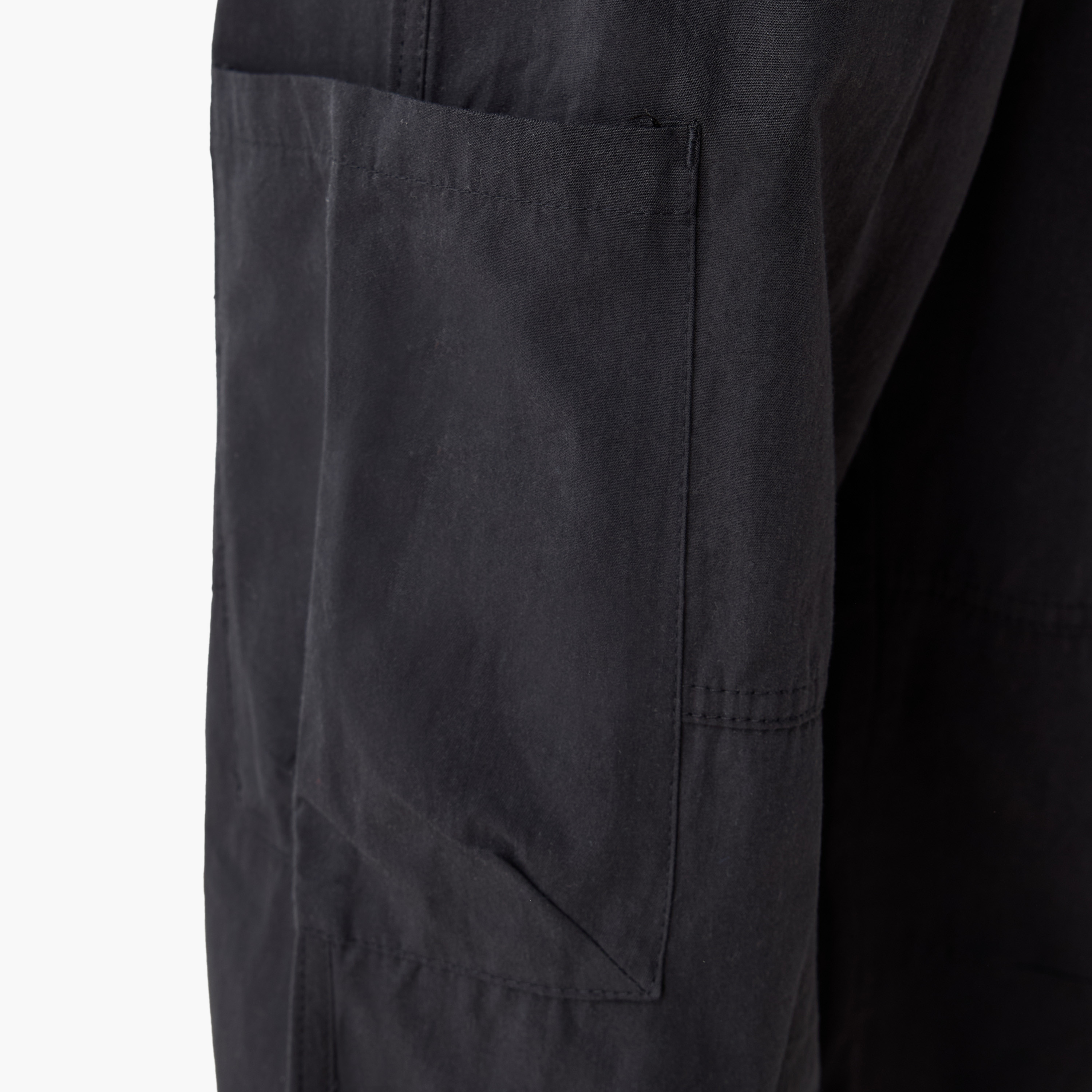 بنطلون كارجو ساق واسعة بخصر مطاطي من جونيورز-girls-clothing-bottoms-trousers-image-1