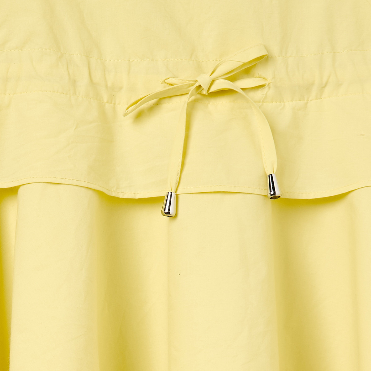 Juniors Round Neck Short Sleeves Dress with Tiered Design-girls-clothing-dressesandjumpsuits-image-4