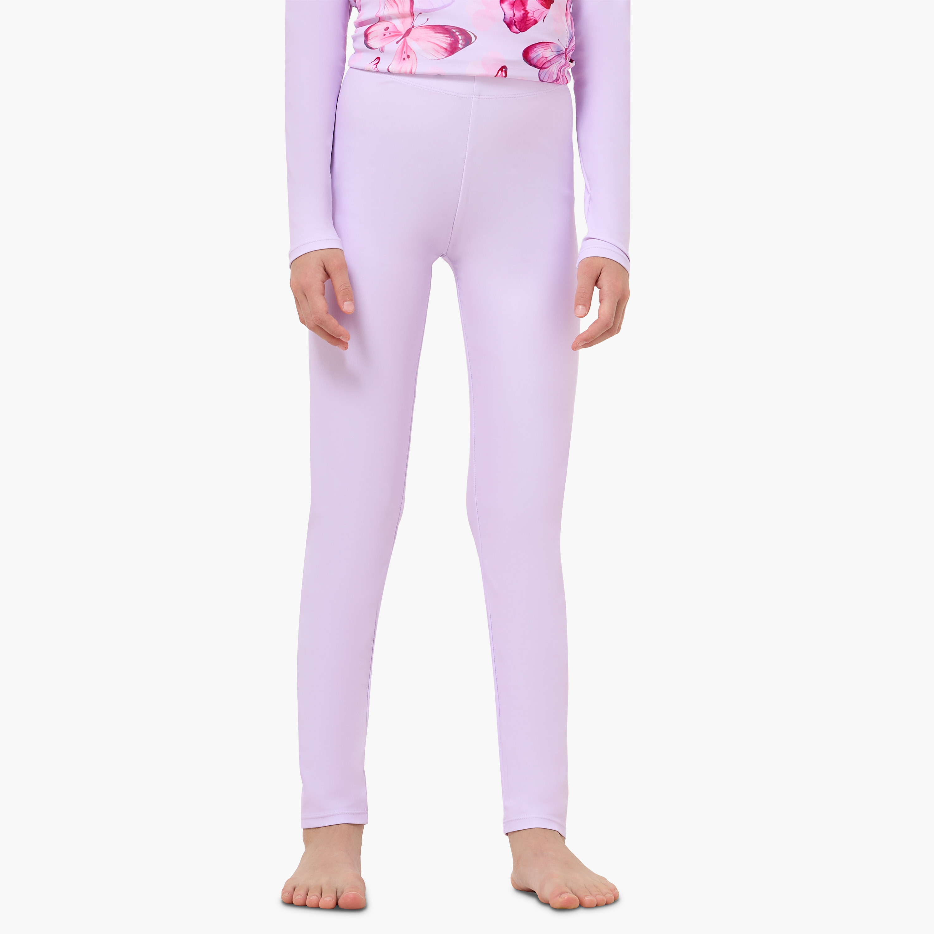 Juniors Girls Zip Closure Burkini Set-girls-clothing-swimwear-image-3