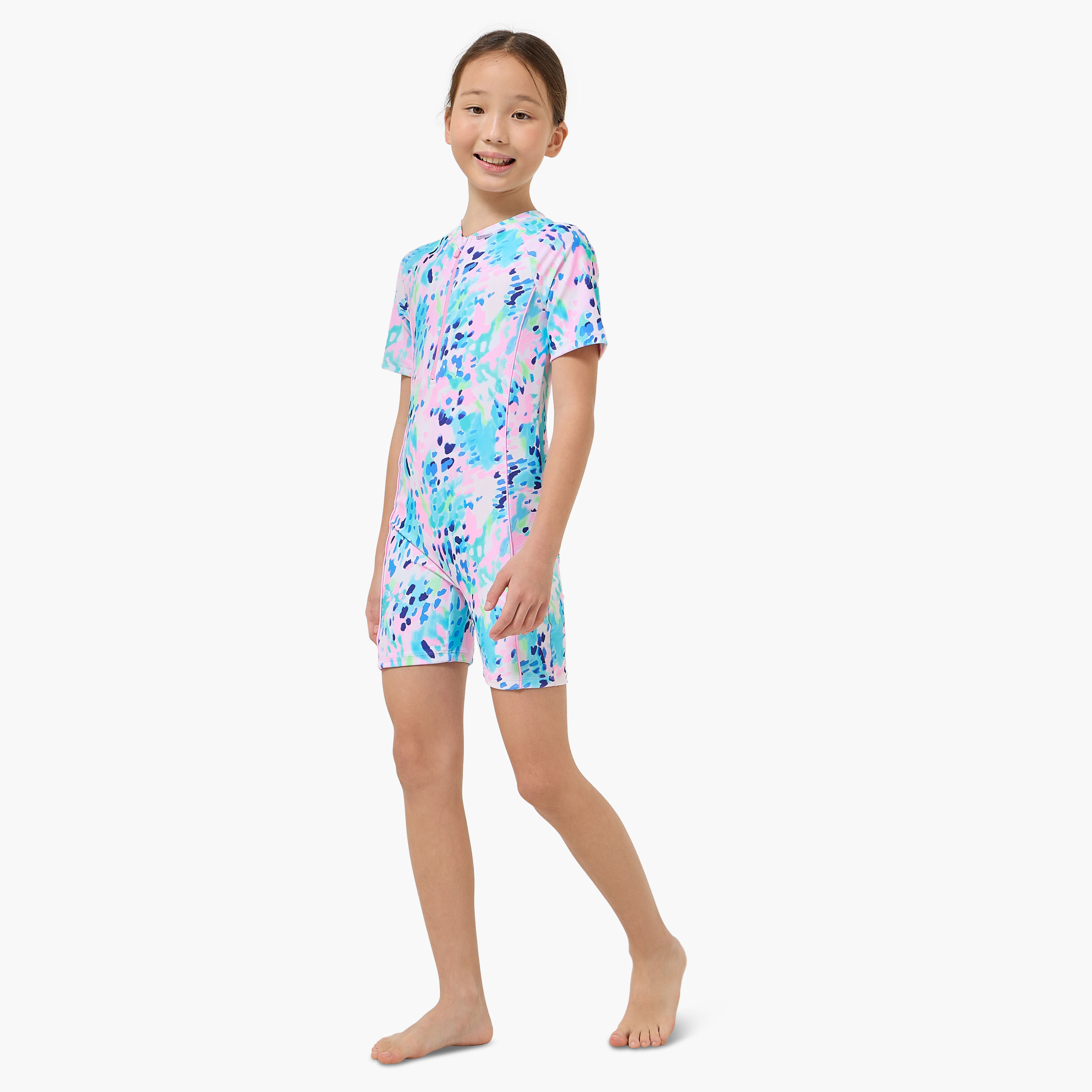 بدلة سباحة بطبعات للبنات من جونيورز-girls-clothing-sportswear-swimwear-image-2