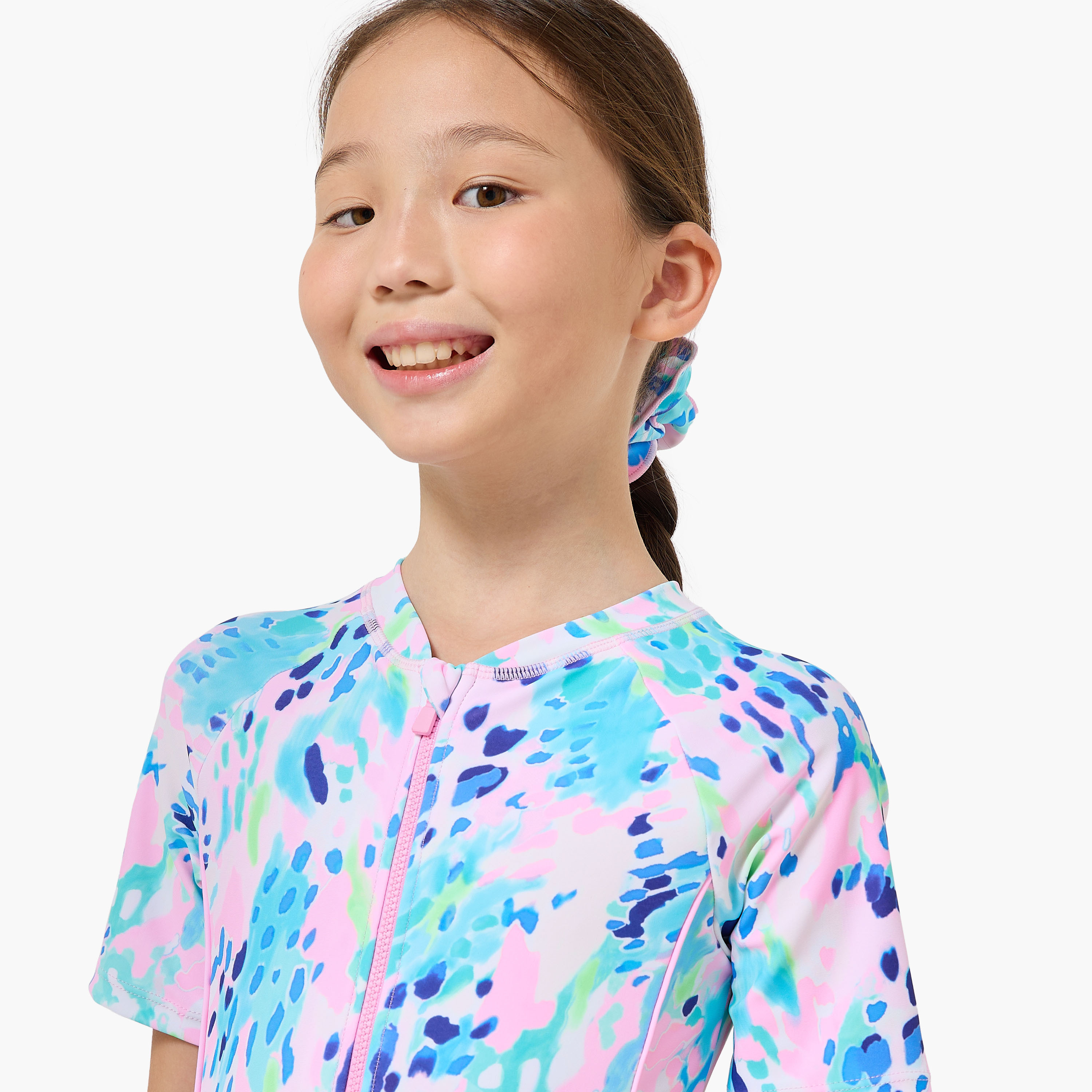 بدلة سباحة بطبعات للبنات من جونيورز-girls-clothing-sportswear-swimwear-image-4