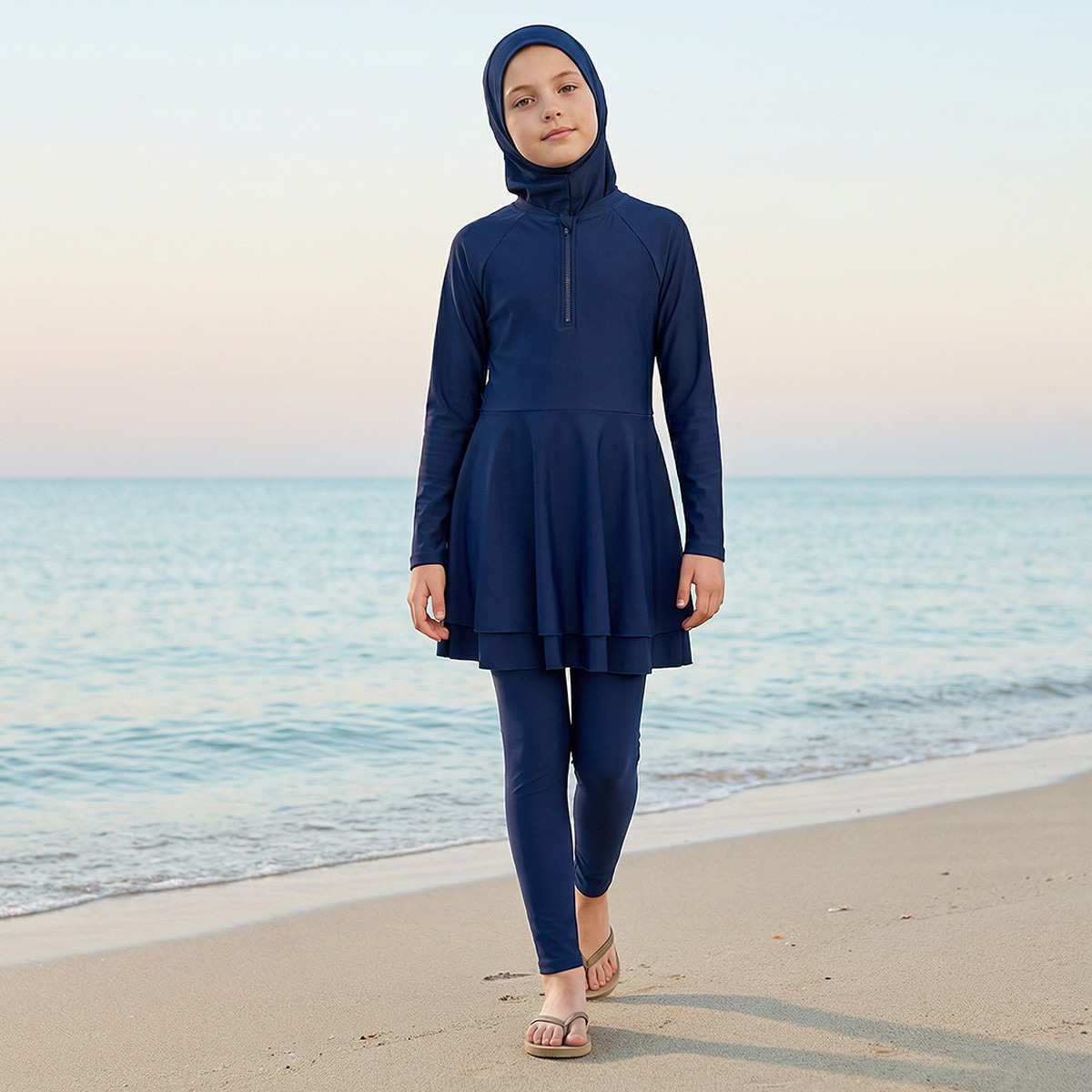 Set of 3 Juniors Girls Burkini-girls-clothing-swimwear-image-1
