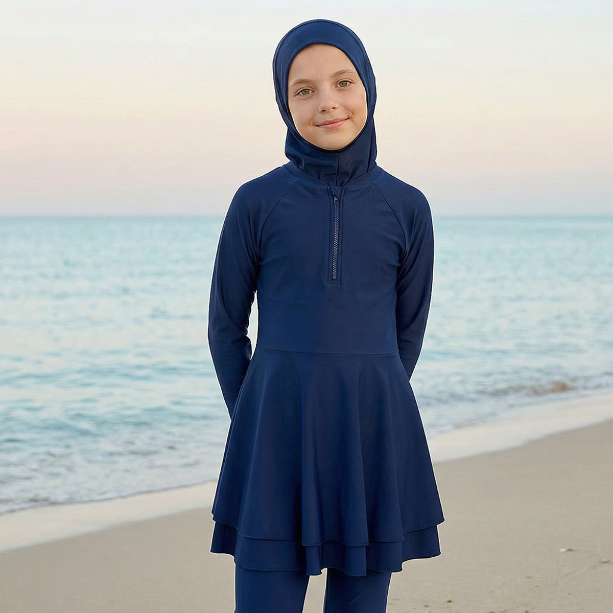 Set of 3 Juniors Girls Burkini-girls-clothing-swimwear-image-2