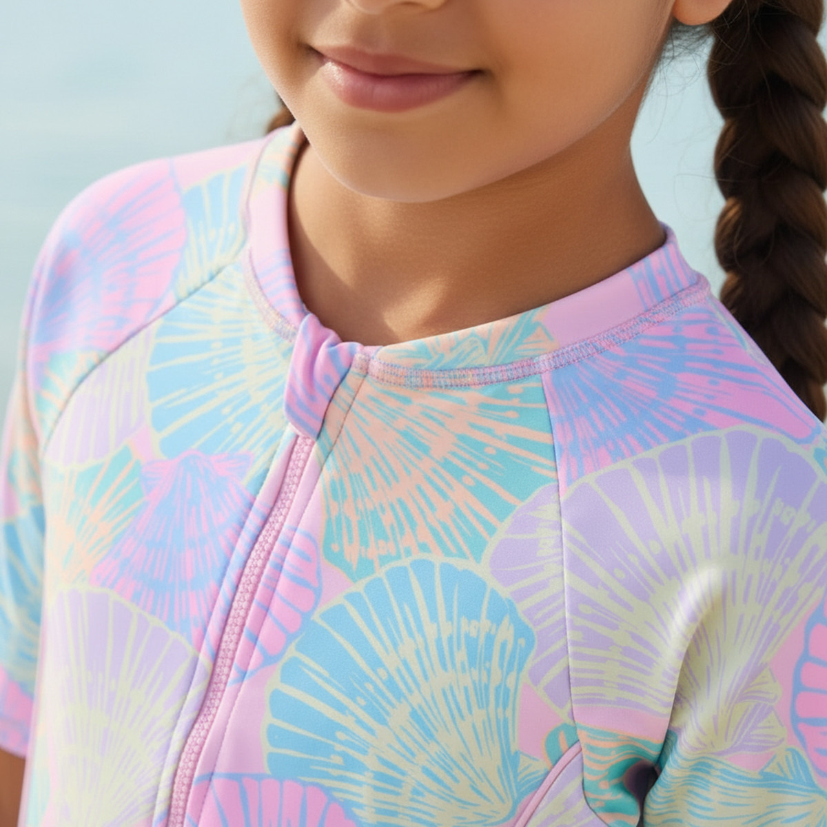 بدلة سباحة بطبعات للبنات من جونيورز-girls-clothing-sportswear-swimwear-image-4