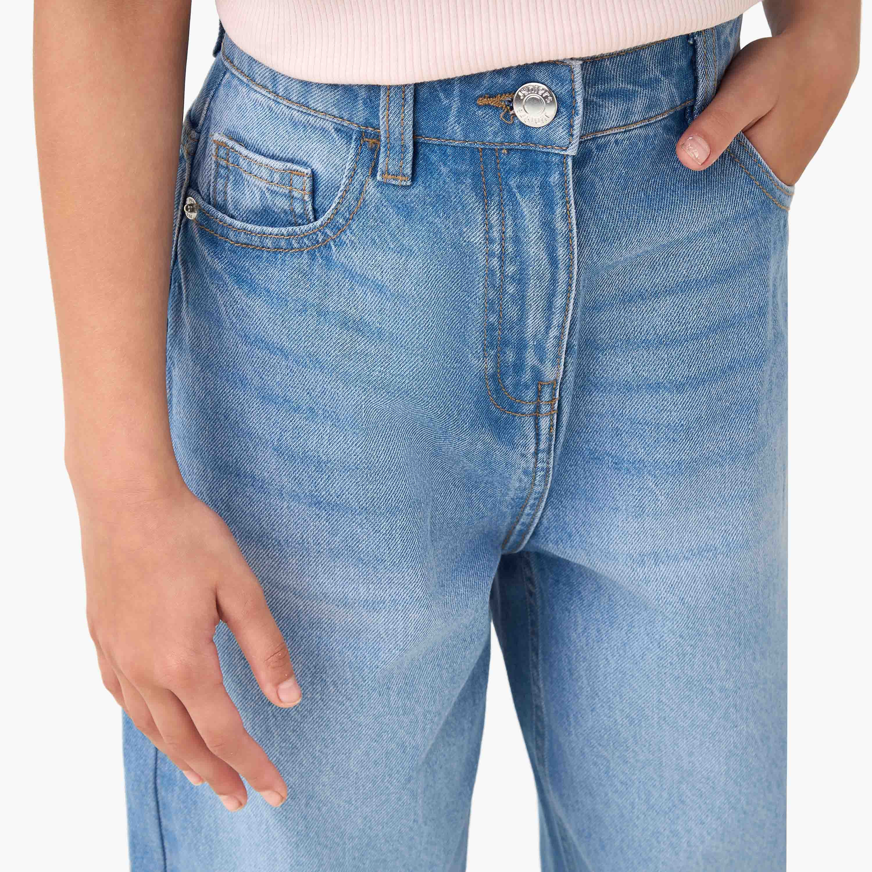 Juniors Mid-Rise Jeans with Pockets-girls-clothing-bottoms-jeansandjeggings-image-4