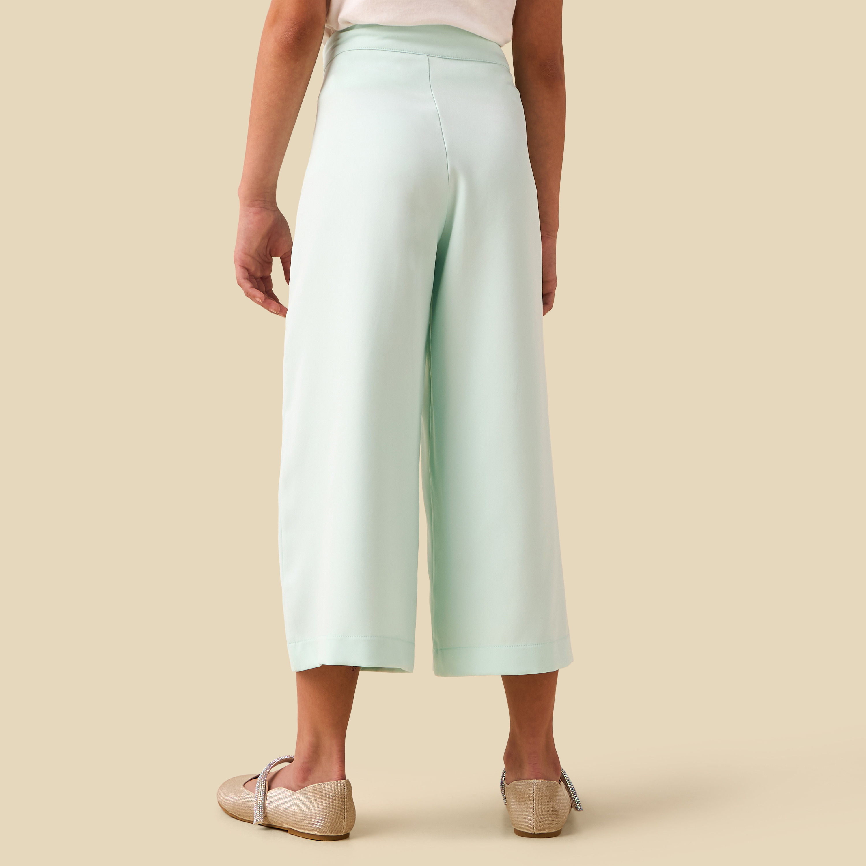 Juniors Trousers with Ruffles and Elasticated Waist-girls-clothing-bottoms-trousers-image-4