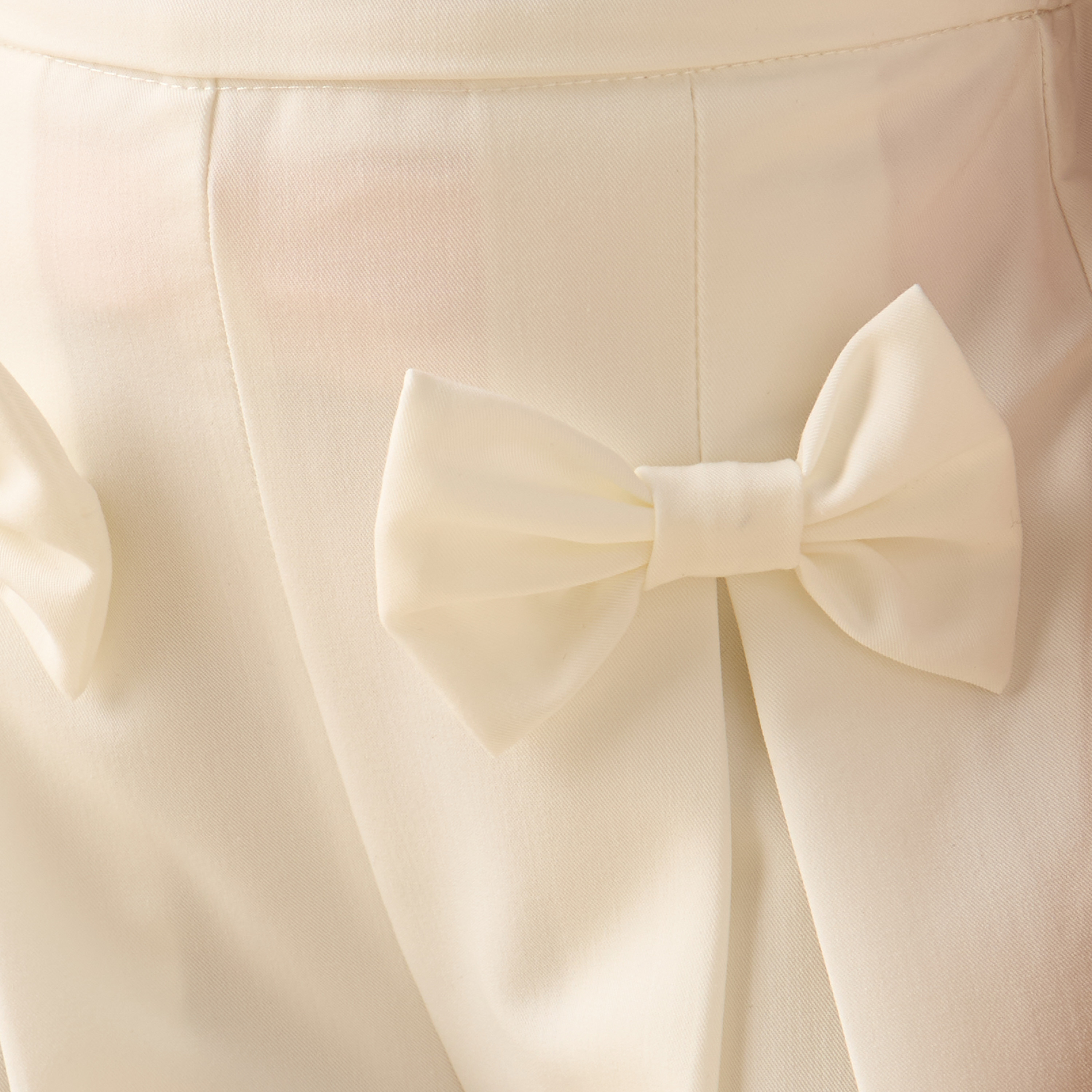 Juniors Trousers with Bow Applique, Semi-Elasticated Waist-girls-clothing-bottoms-trousers-image-5