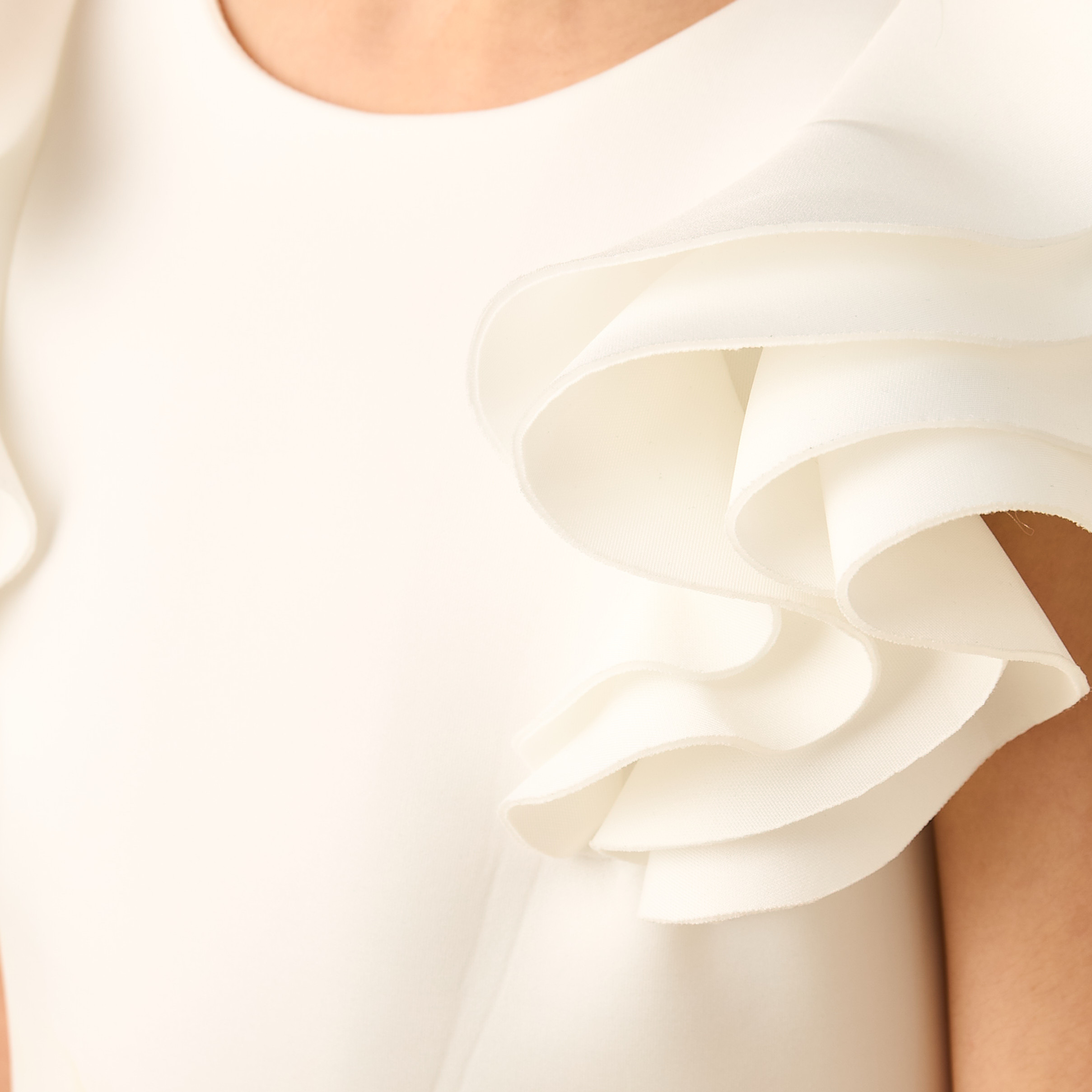 Juniors Round Neck Ruffle Sleeves Dress with Embellished Detail-girls-clothing-dressesandjumpsuits-image-5
