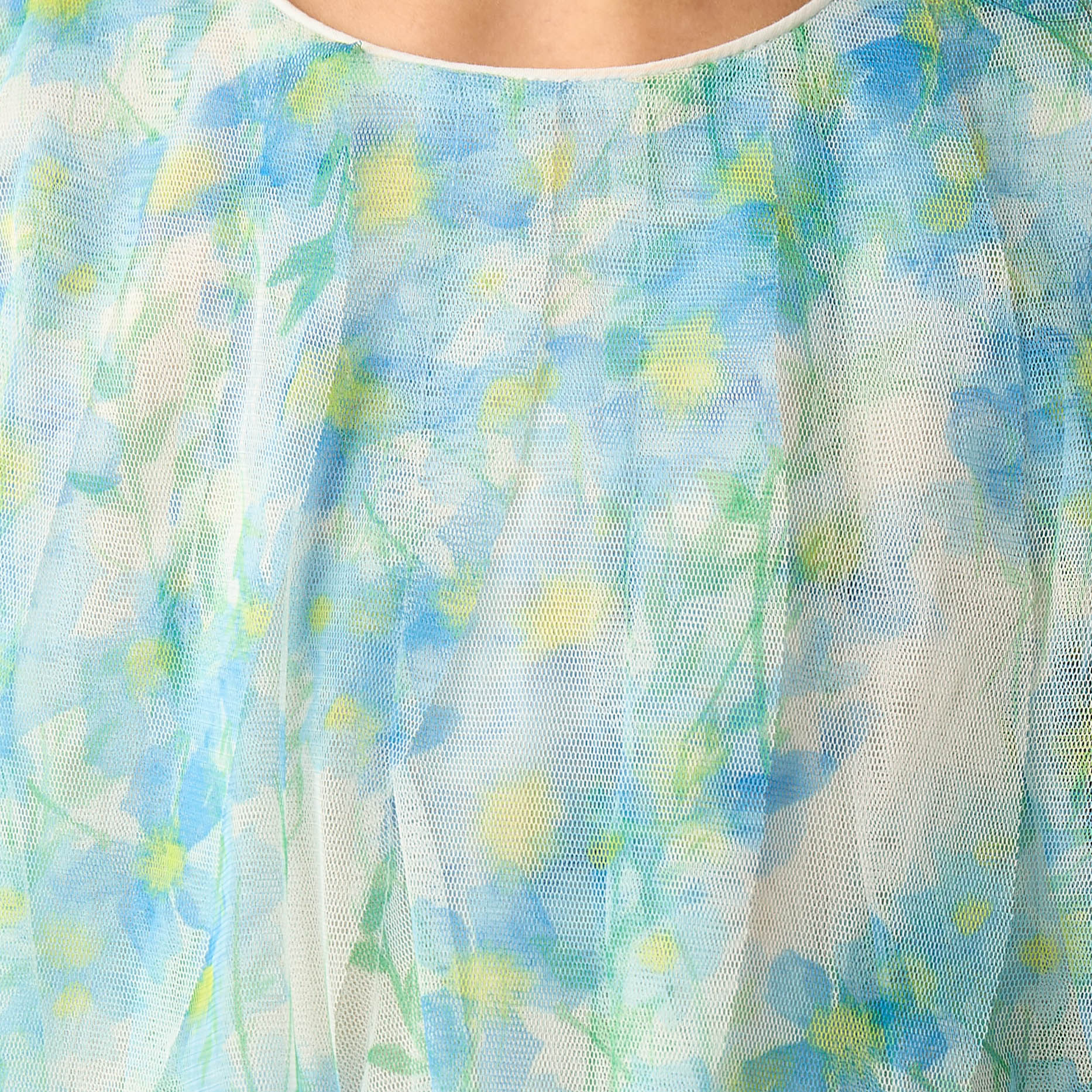 Juniors Round Neck Sleeveless Ruffle Dress with Floral Print-girls-clothing-dressesandjumpsuits-image-5