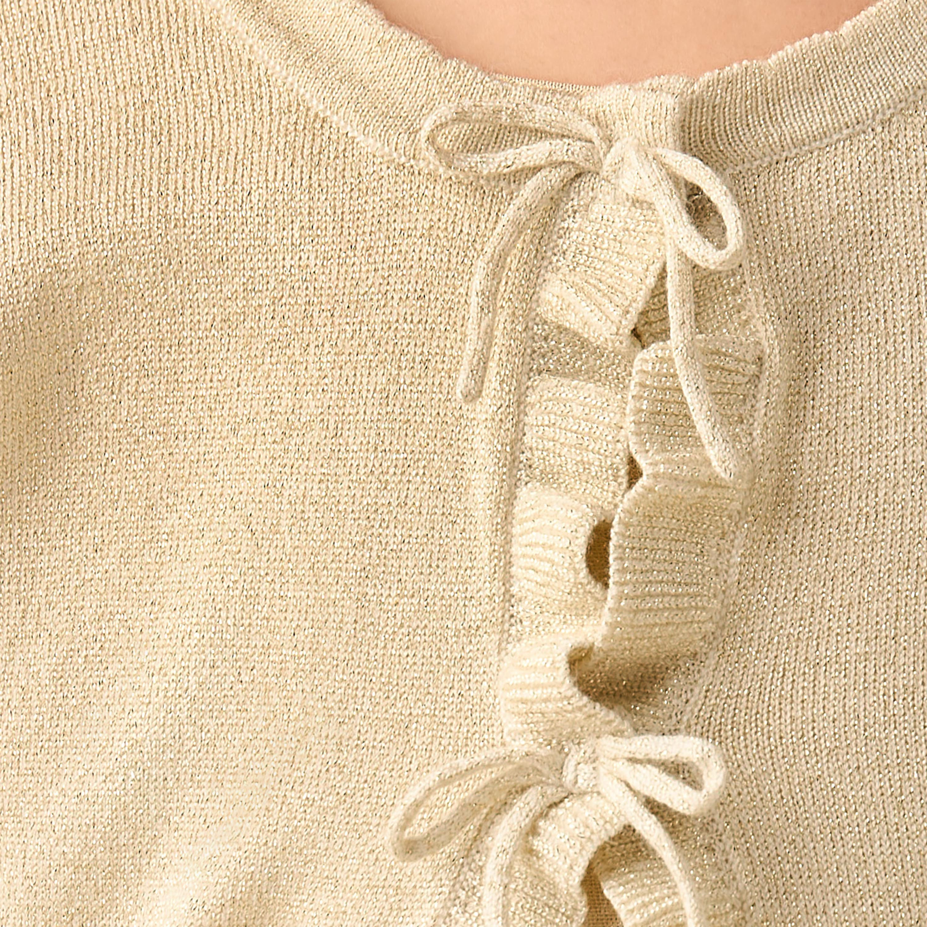 Juniors Ruffle Detail Cardigan with Long Sleeves-girls-clothing-jumpersandcardigans-image-5