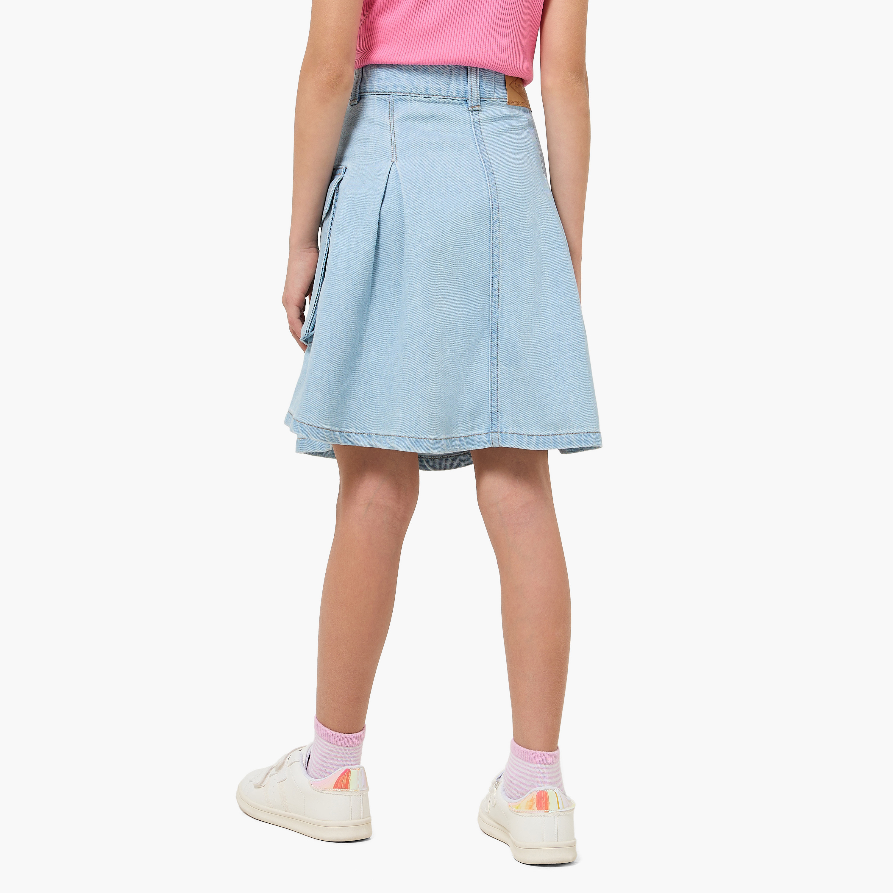Lee Cooper Skirt with Flap Pockets-girls-clothing-bottoms-skirts-image-3